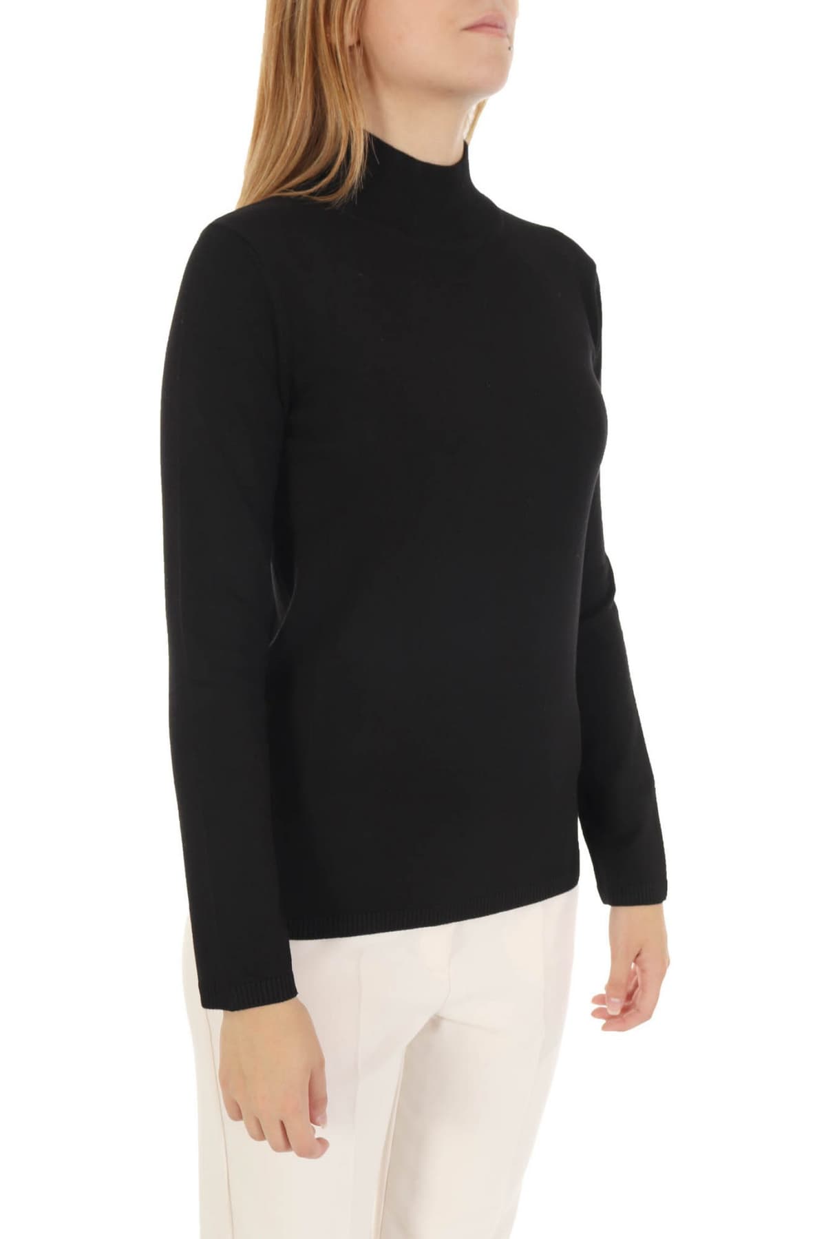 MARELLA EMME ΠΛΕΚΤΟ QUINOA ΛΟΥΠΕΤΟ ΜΑΥΡΟ