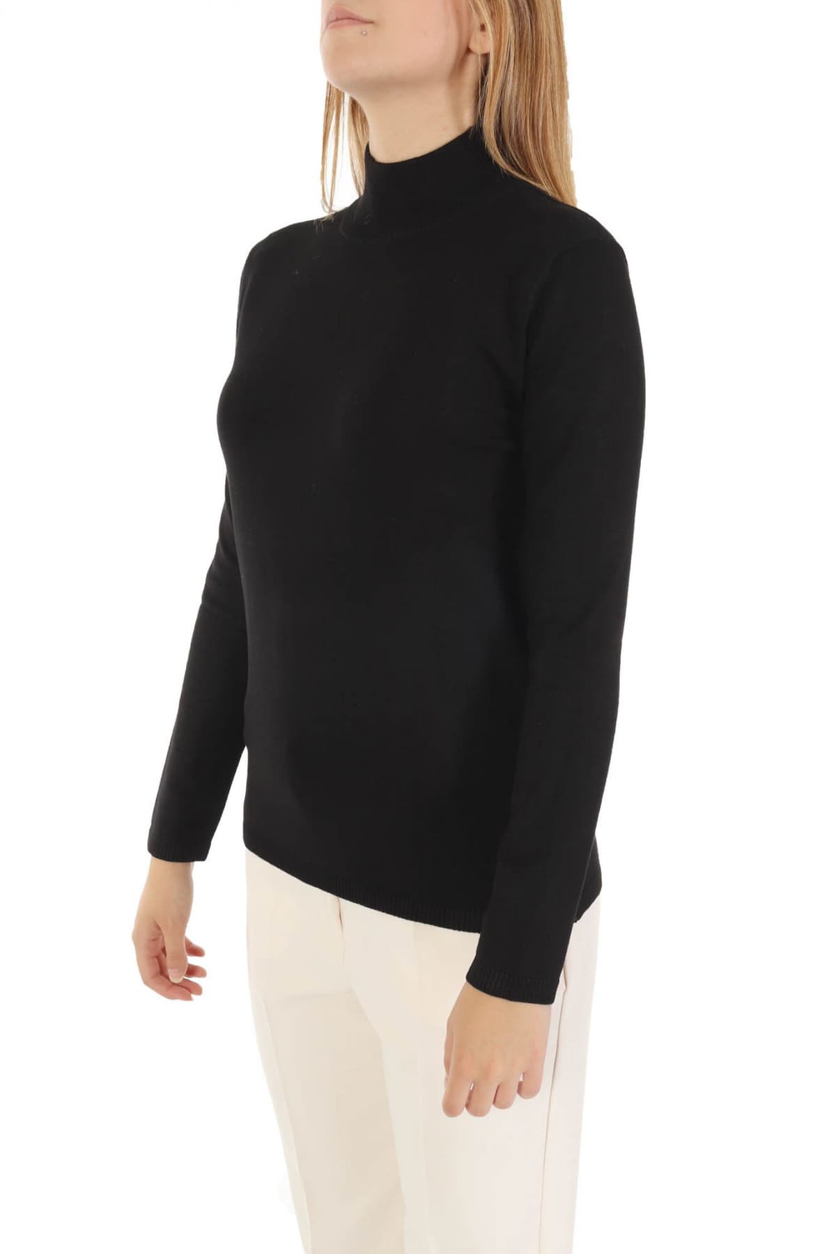 MARELLA EMME ΠΛΕΚΤΟ QUINOA ΛΟΥΠΕΤΟ ΜΑΥΡΟ