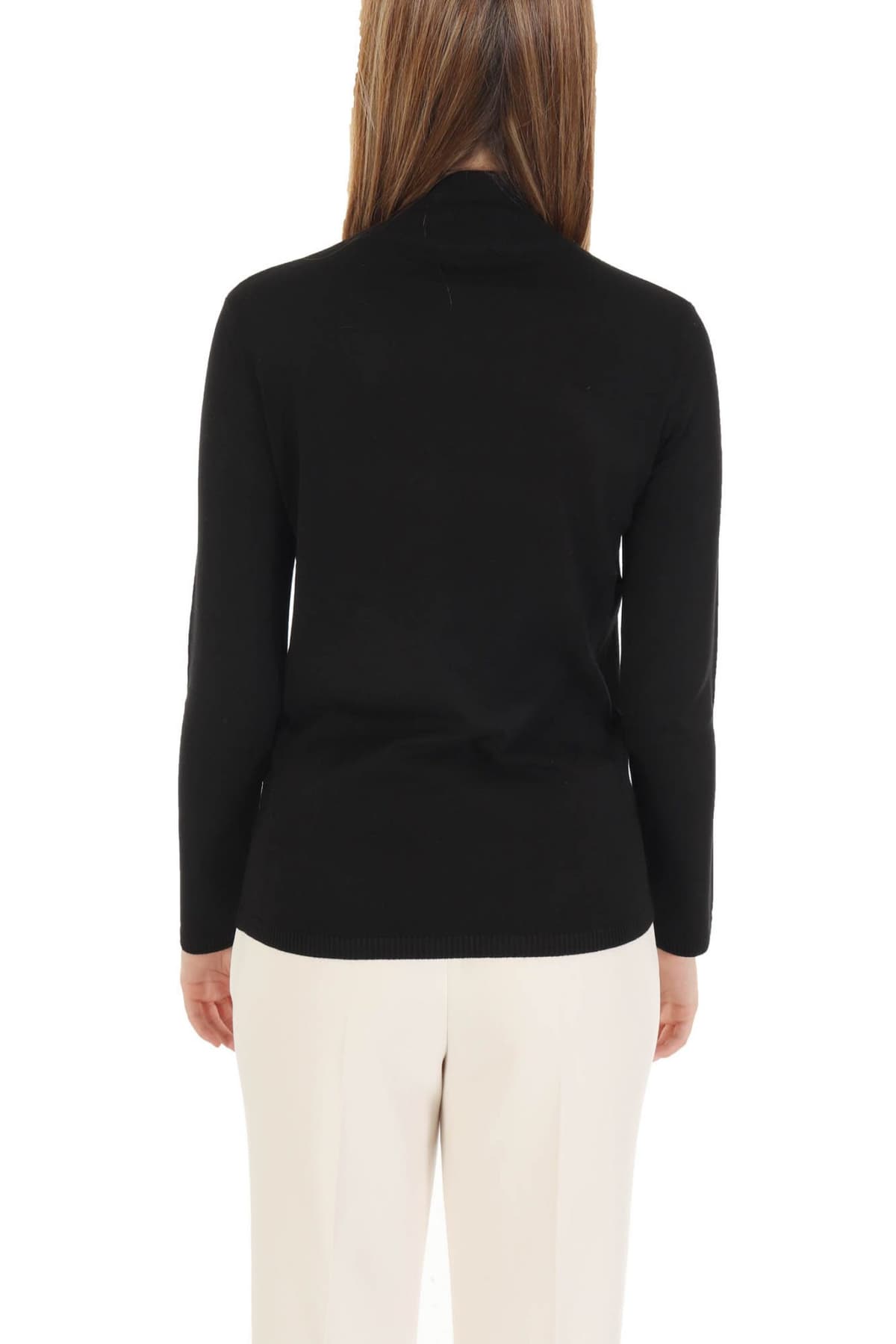 MARELLA EMME ΠΛΕΚΤΟ QUINOA ΛΟΥΠΕΤΟ ΜΑΥΡΟ