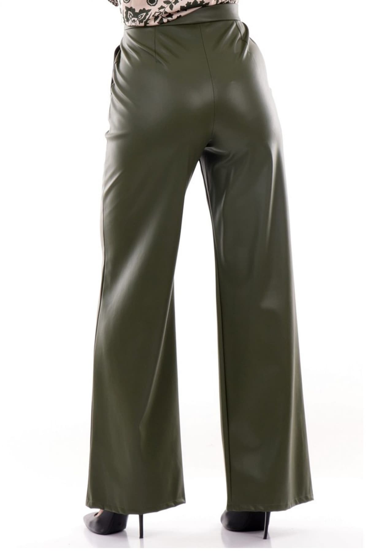 MARELLA EMME ΠΑΝΤΕΛΟΝΑ SAX FAUX LEATHER ΛΑΔΙ