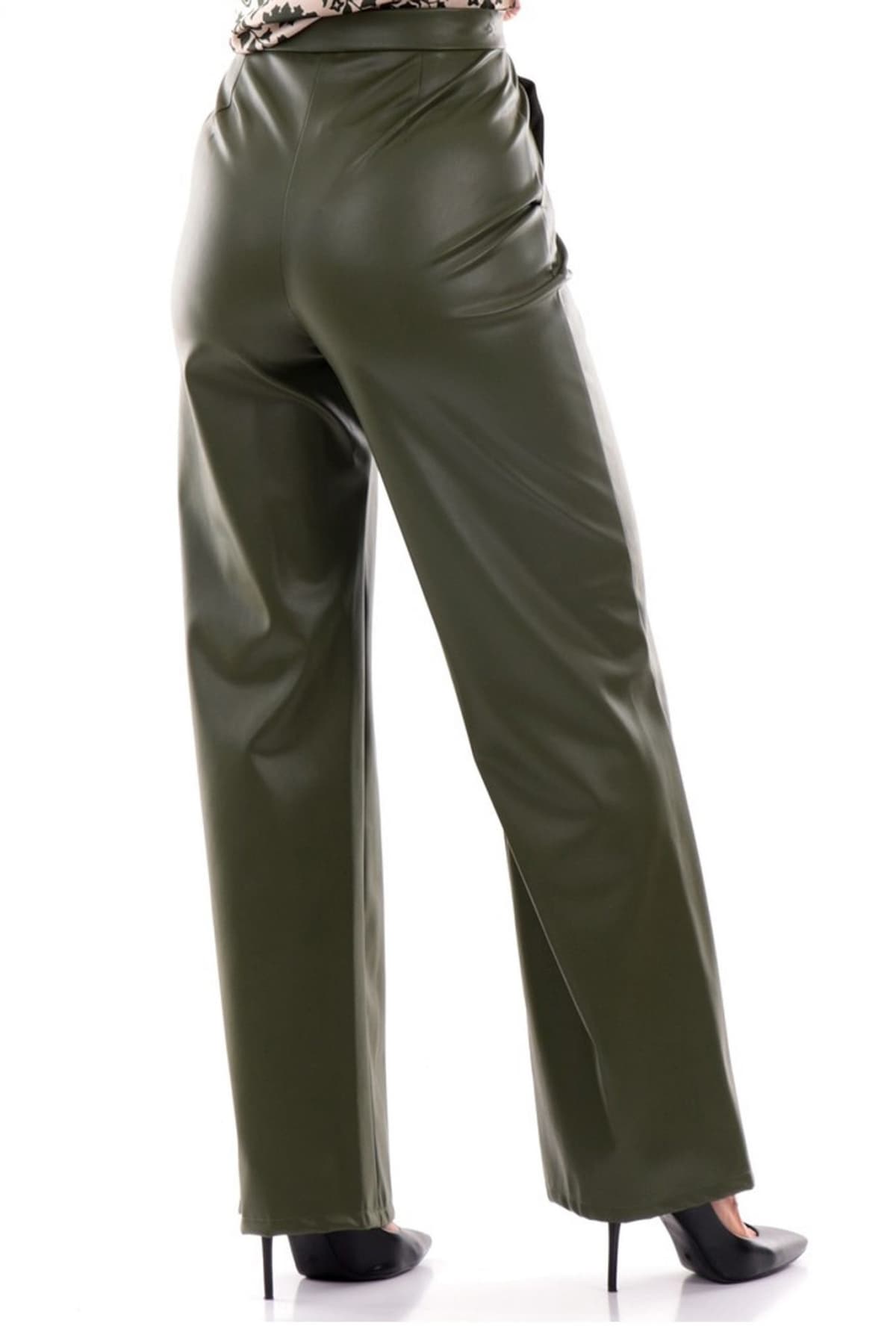 MARELLA EMME ΠΑΝΤΕΛΟΝΑ SAX FAUX LEATHER ΛΑΔΙ