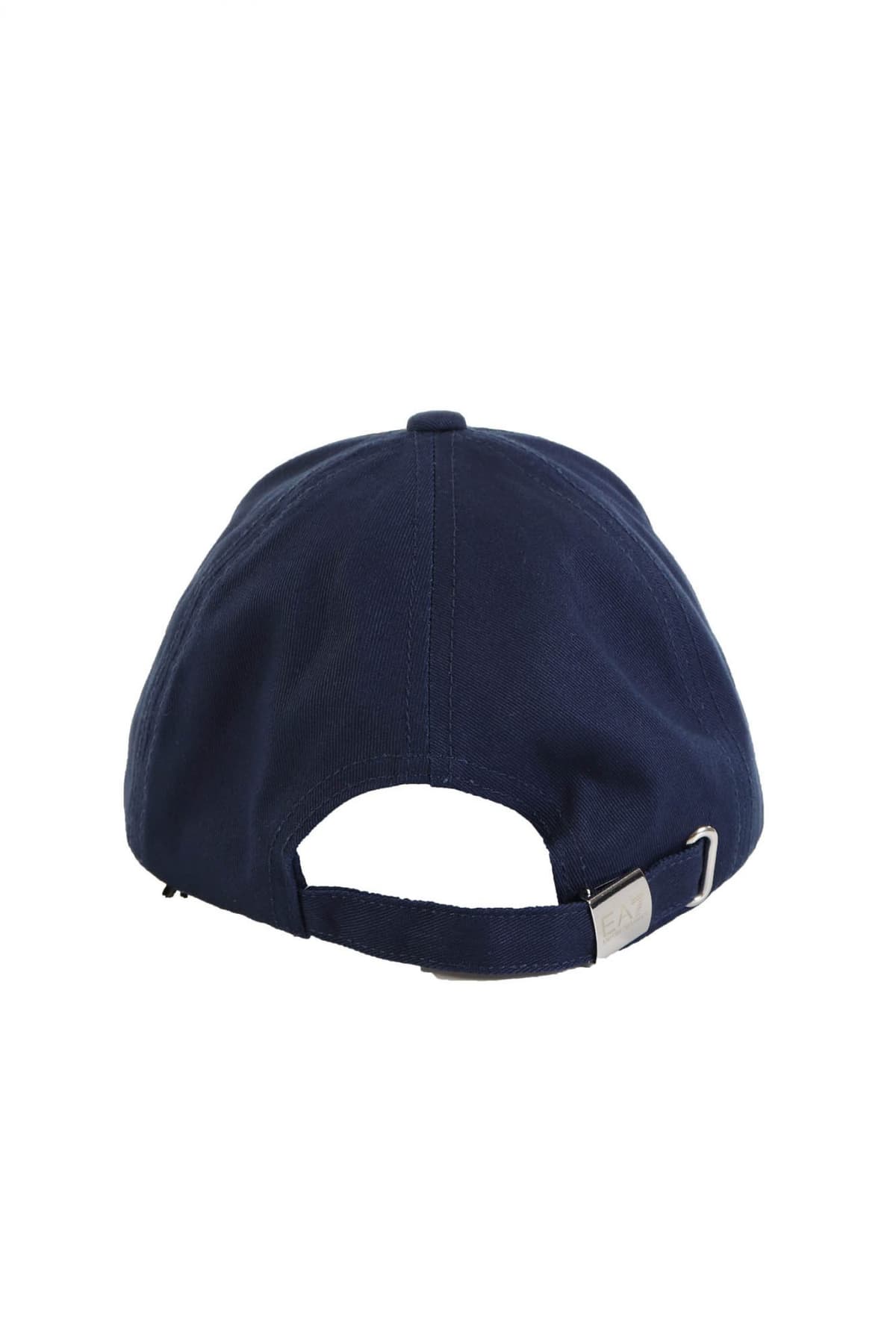 ARMANI 7 ΚΑΠΕΛΟ LOGO MΠΛΕ-ΛΕΥΚΟ