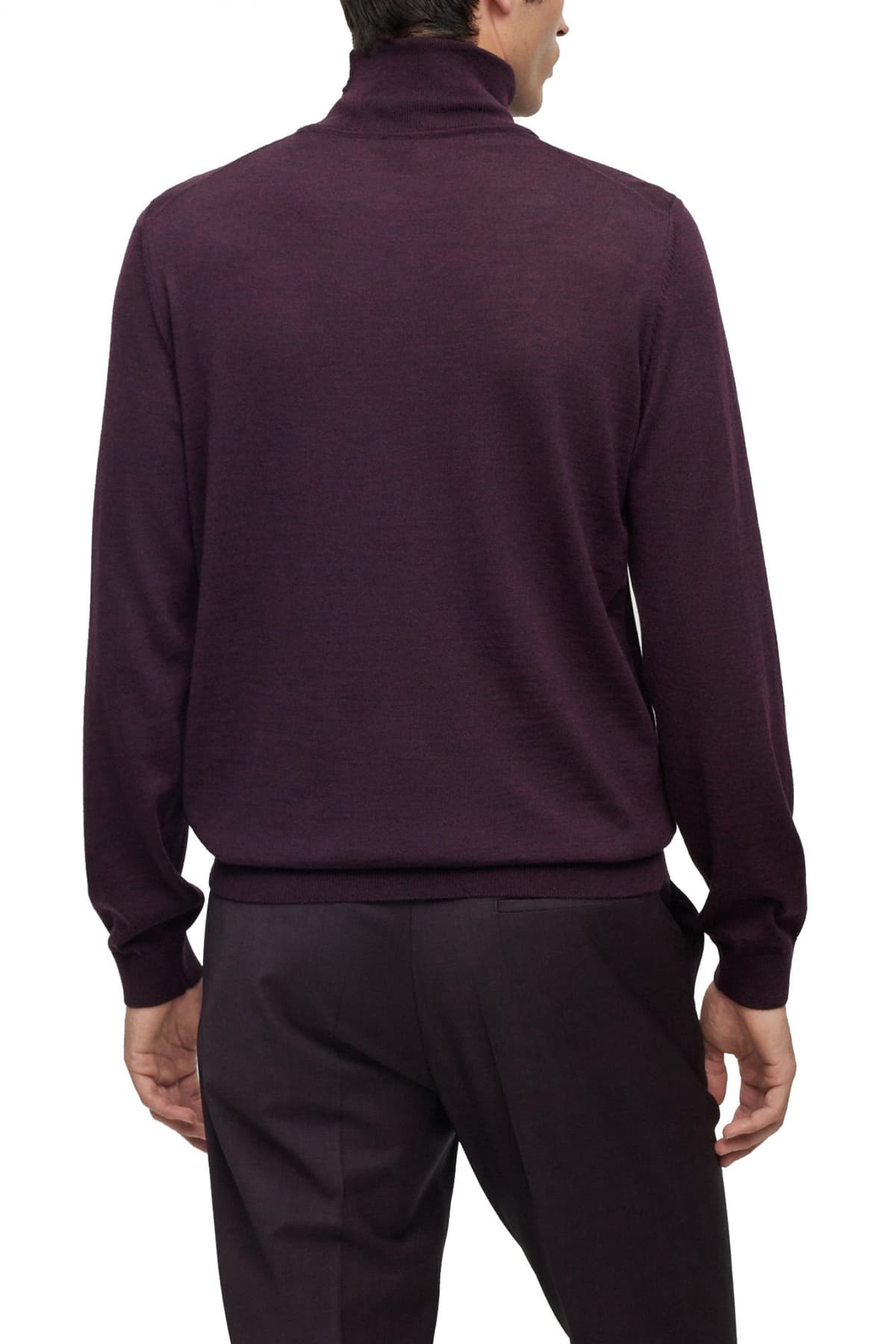 BOSS ΠΛΕΚΤΟ TURTLENECK MUSSO-P ΜΠΟΡΝΤΩ