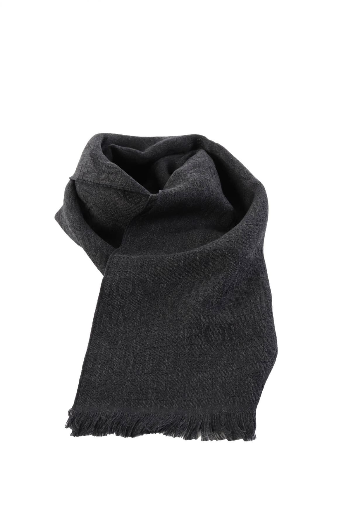 EMPORIO ARMANI ΚΑΣΚΩΛ ALL OVER LOGO ΑΝΘΡΑΚΙ