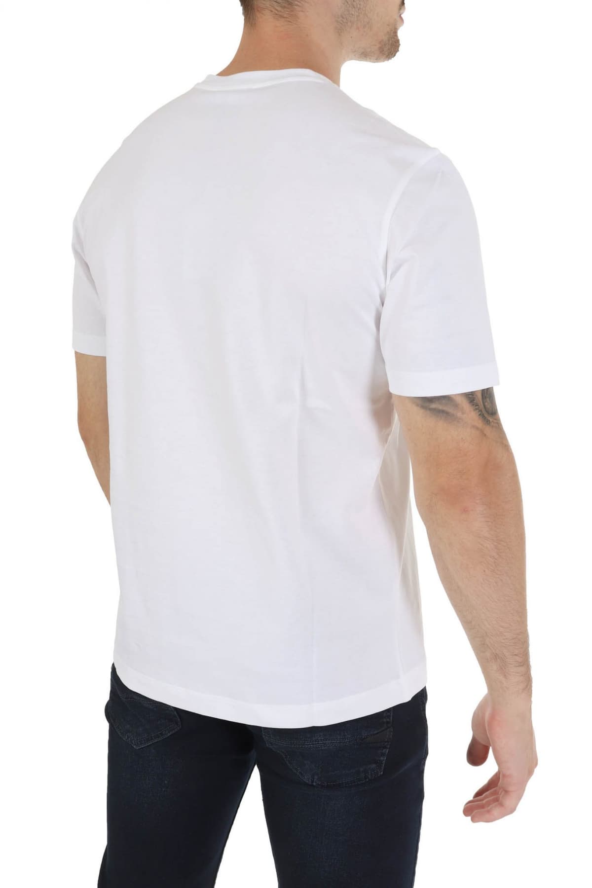 EMPORIO ARMANI T-SHIRT LOGO ΛΕΥΚΟ