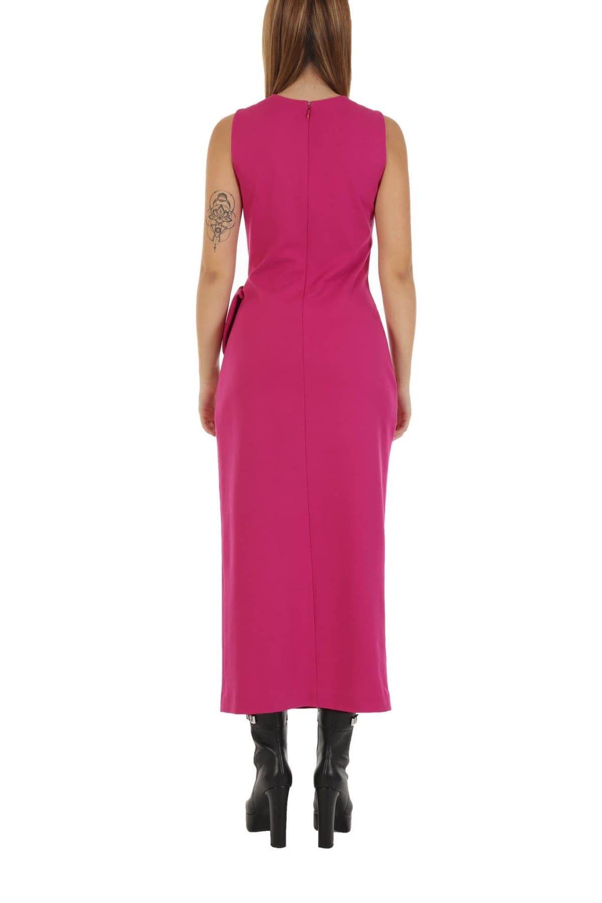 EMPORIO ARMANI ΦΟΡΕΜΑ MIDI PENCIL ΦΟΥΞΙΑ