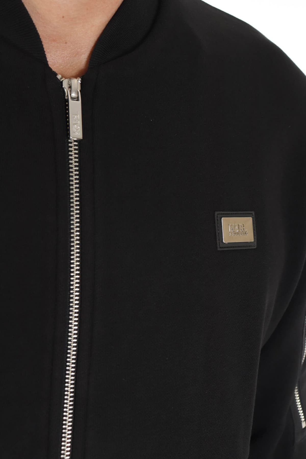 KARL LAGERFELD ΦΟΥΤΕΡ FULLZIP LOGO MAYΡΟ