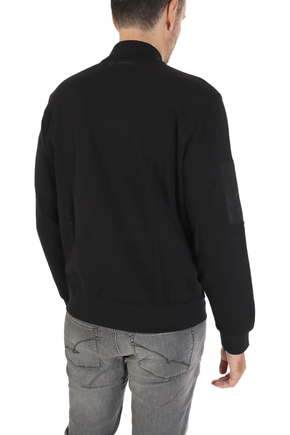 KARL LAGERFELD ΦΟΥΤΕΡ FULLZIP LOGO MAYΡΟ