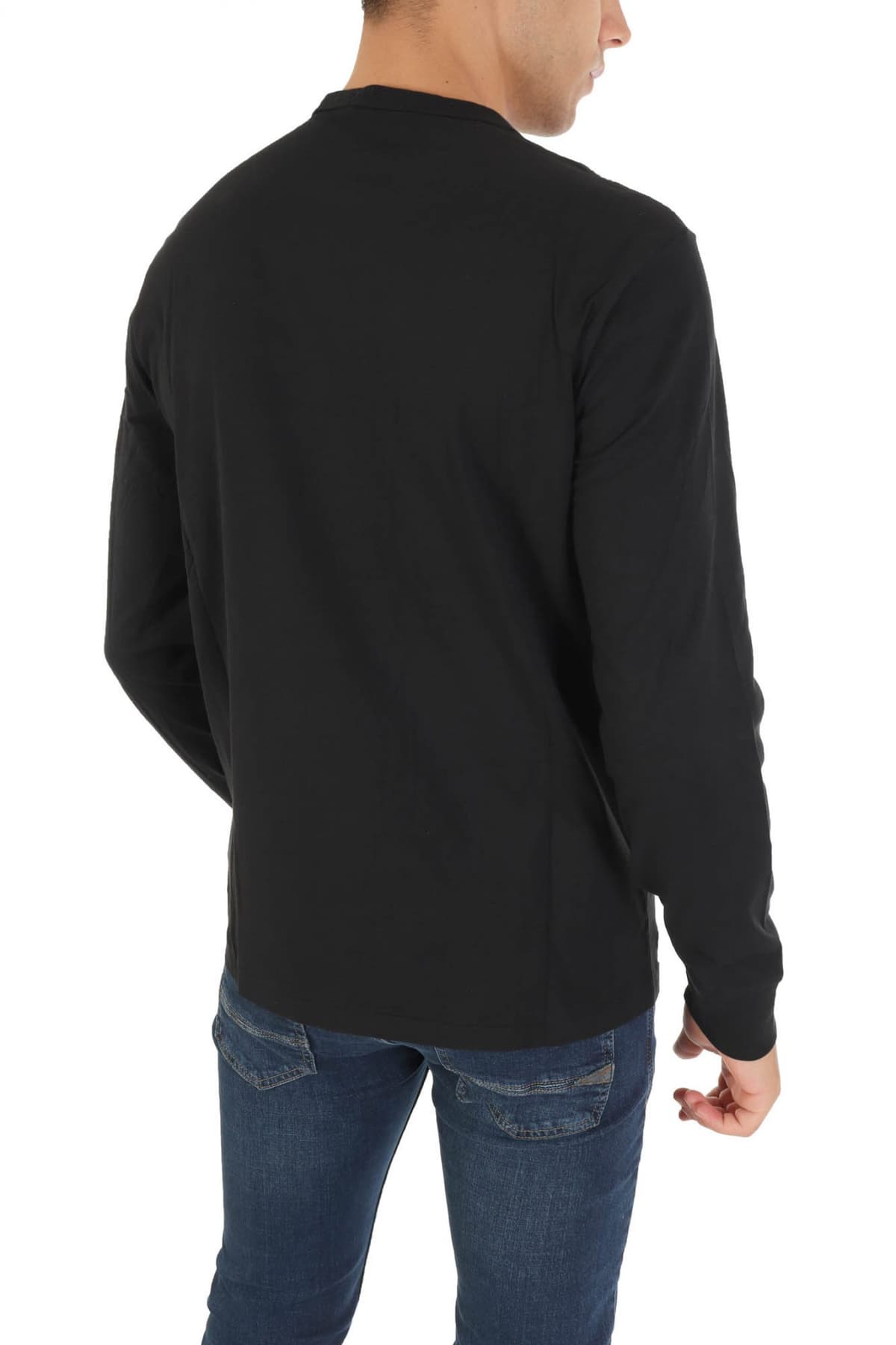 RALPH LAUREN T-SHIRT LOGO ΜΑΥΡΟ