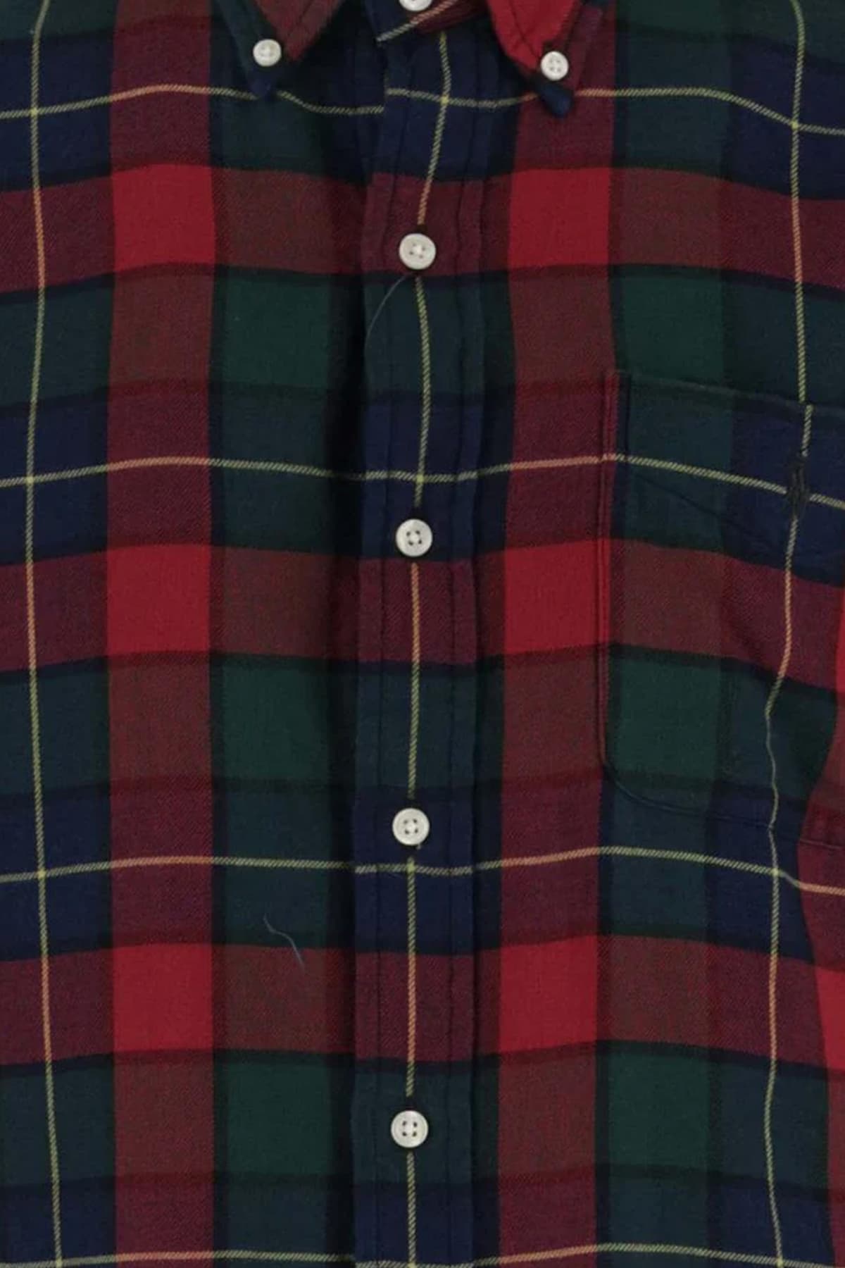 RALPH LAUREN ΠΟΥΚΑΜΙΣΟ ΚΑΡΩ BUTTON DOWN CUSTOM FIT MUTI ΚΟΚΚΙΝΟ