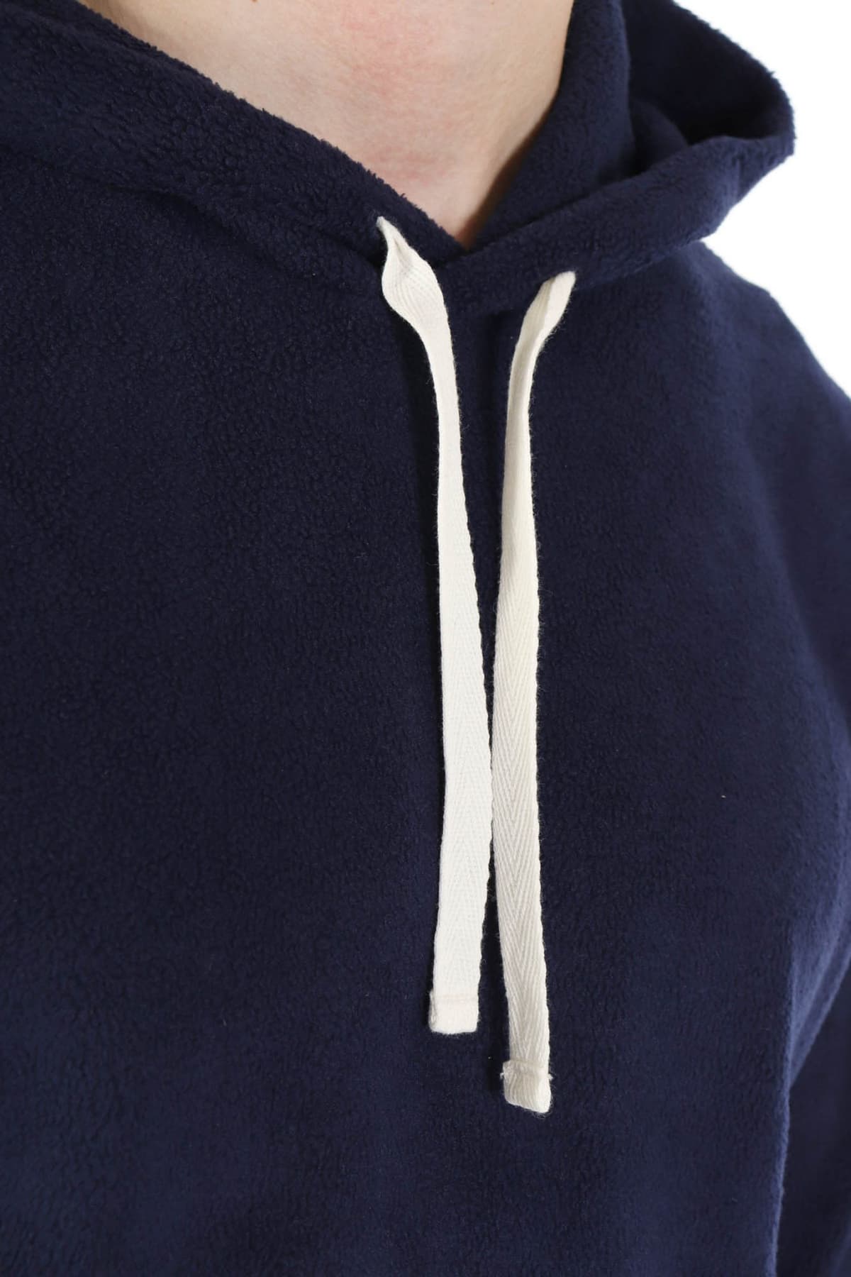 RALPH LAUREN ΦΟΥΤΕΡ HOODIE-SLEEP TOP LOGO ΜΠΛΕ