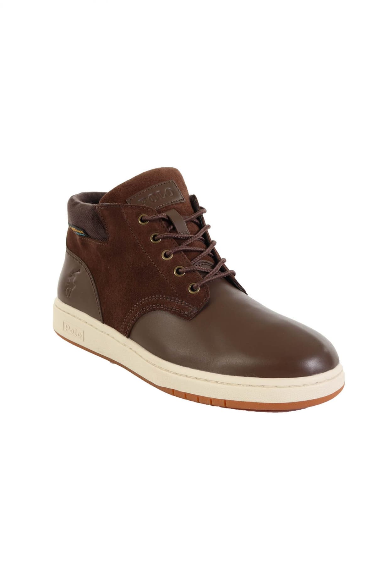 RALPH LAUREN ΠΑΠΟΥΤΣΙΑ ΜΠΟΤΑΚΙ SNEAKER BOOT-BO-LCB ΚΑΦΕ