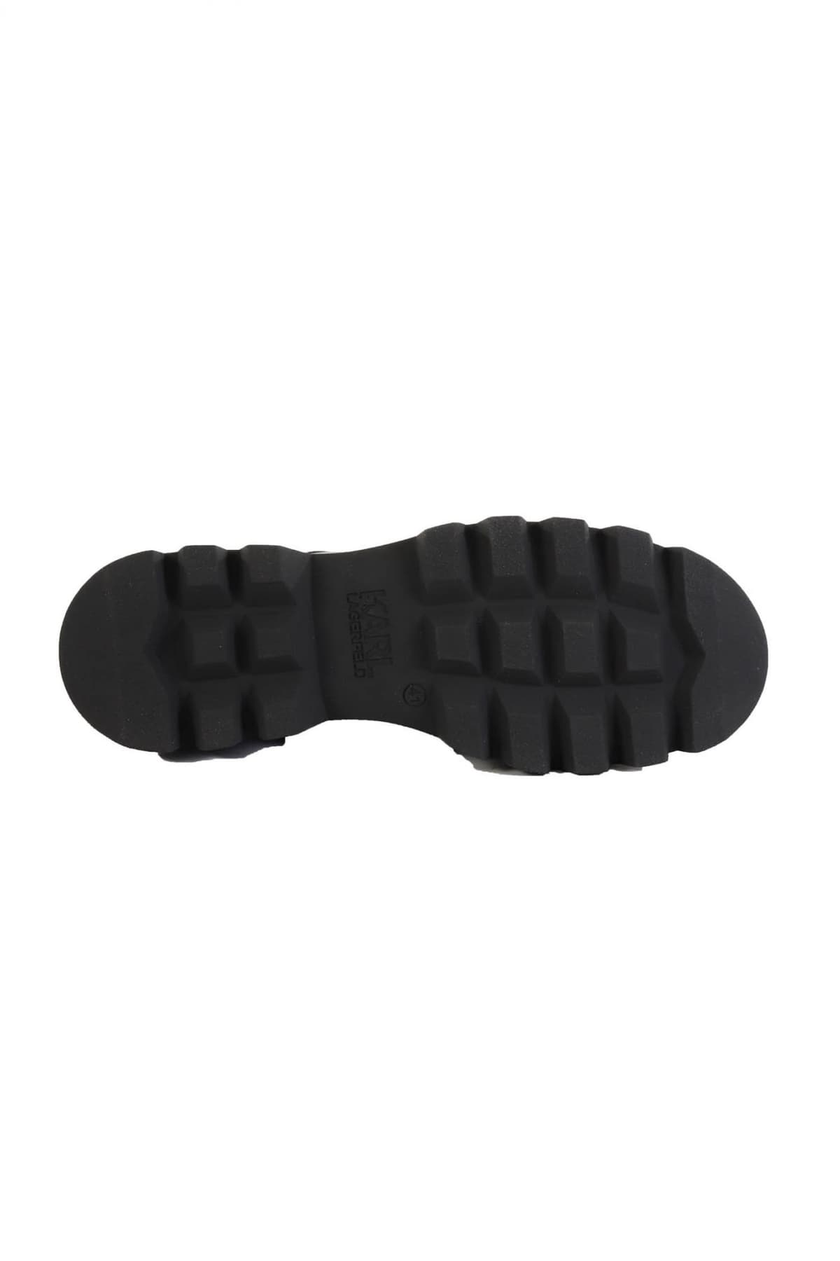 KARL LAGERFELD ΠΑΠΟΥΤΣΙΑ ΜΠΟΤΑΚΙ MID LACE BOOT ΜΑΥΡΟ