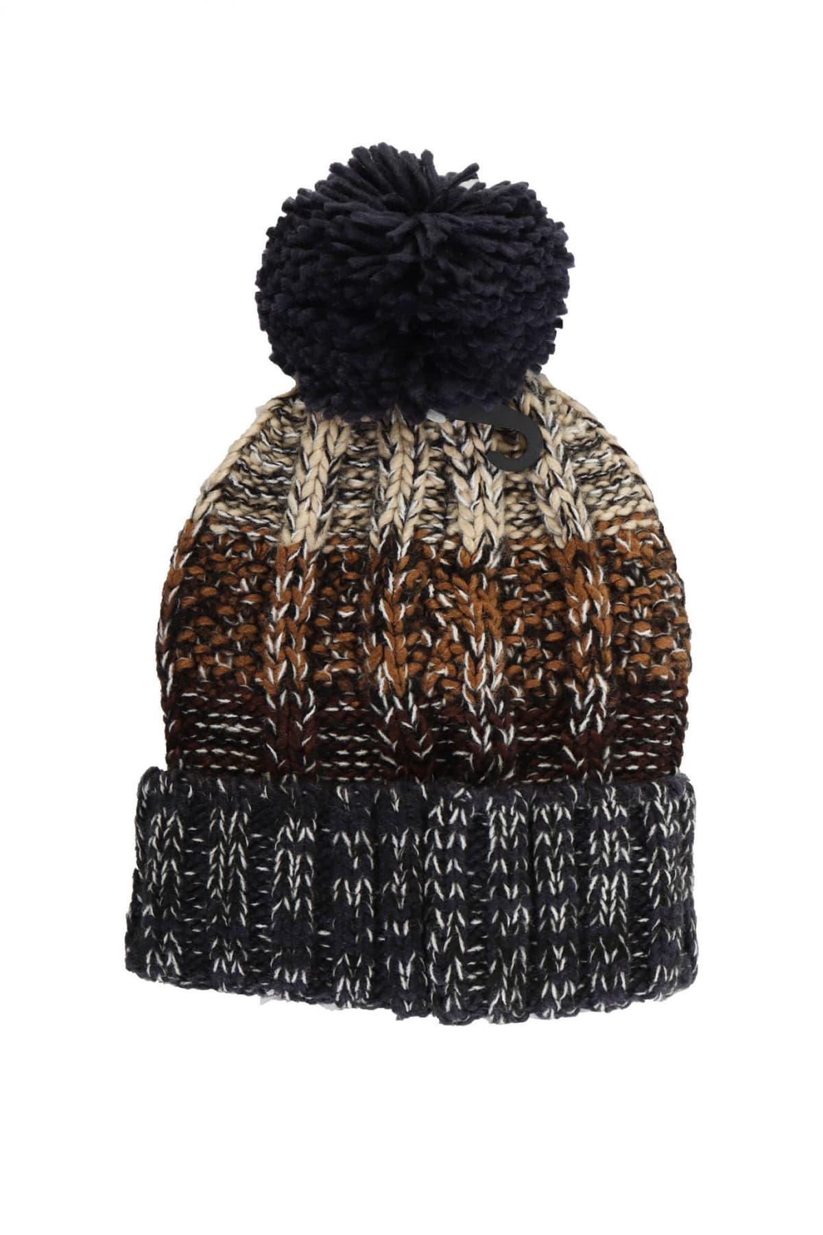 BARBOUR ΣΚΟΥΦΟΣ ΠΛΕΚΤΟ HARLOW ΜΑΥΡΟ-ΚΑΦΕ-ΓΚΡΙ