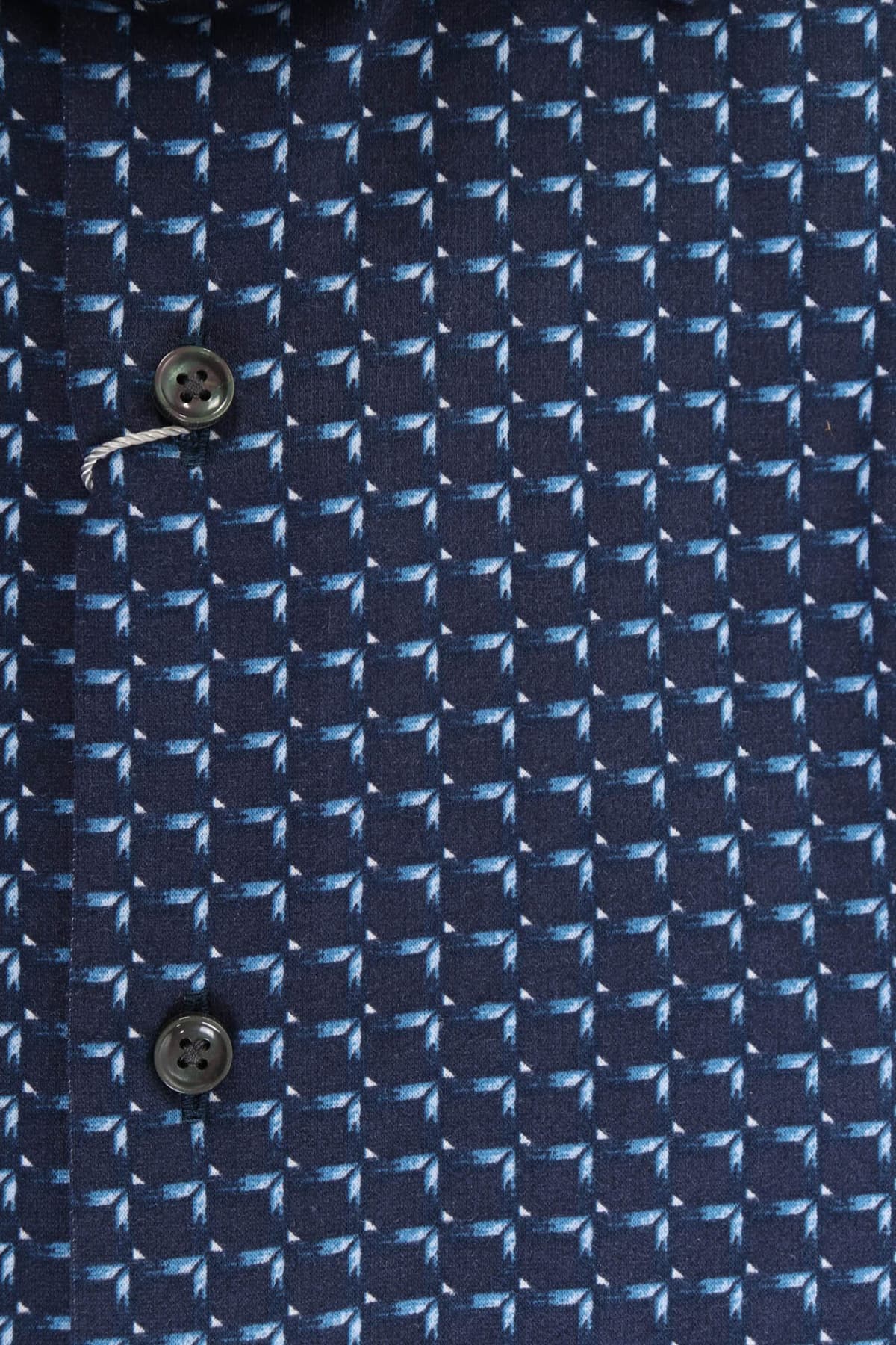 MICHAEL KORS ΠΟΥΚΑΜΙΣΟ ΜΙΚΡΟΣΧΕΔΙΟ SLIM FIT ΜΠΛΕ-ΣΙΕΛ