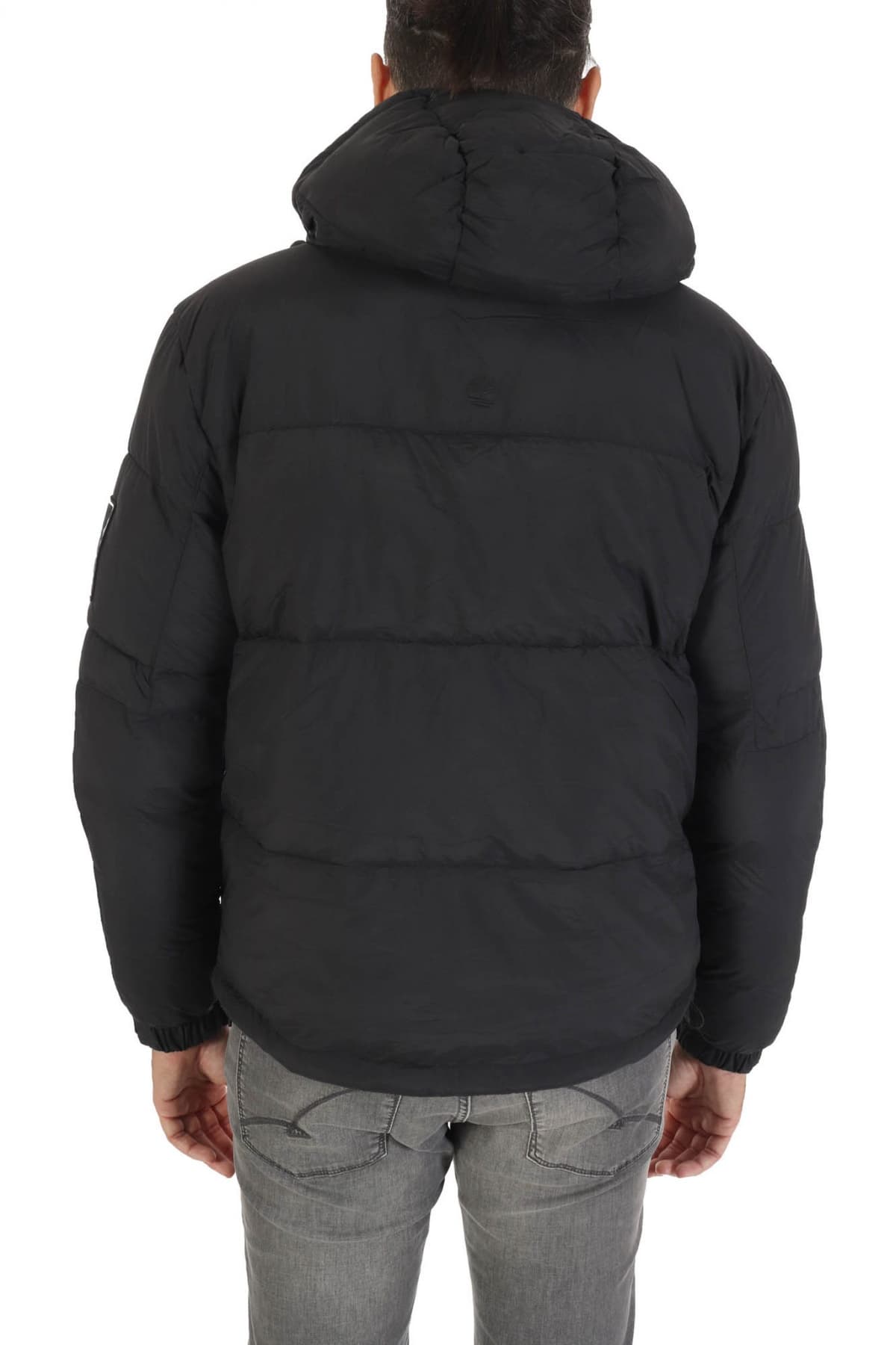 TIMBERLAND ΜΠΟΥΦΑΝ PUFFER HOODIE ARCHIVE ΜΑΥΡΟ