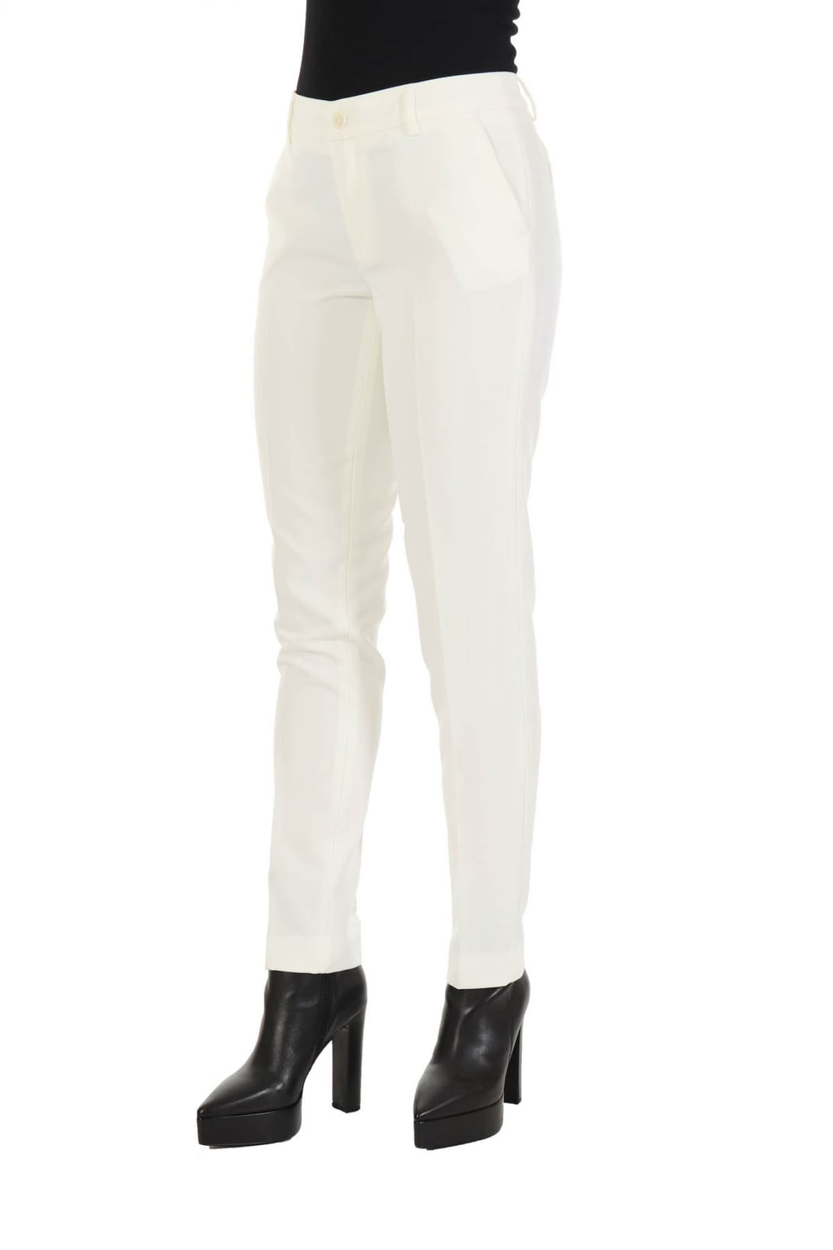 LIU -JO ΠΑΝΤΕΛΟΝΙ CHINO ΜΕ ΤΣΕΠΕΣ ΛΕΥΚΟ