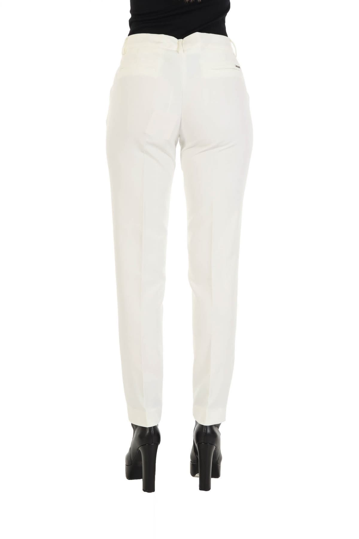 LIU -JO ΠΑΝΤΕΛΟΝΙ CHINO ΜΕ ΤΣΕΠΕΣ ΛΕΥΚΟ