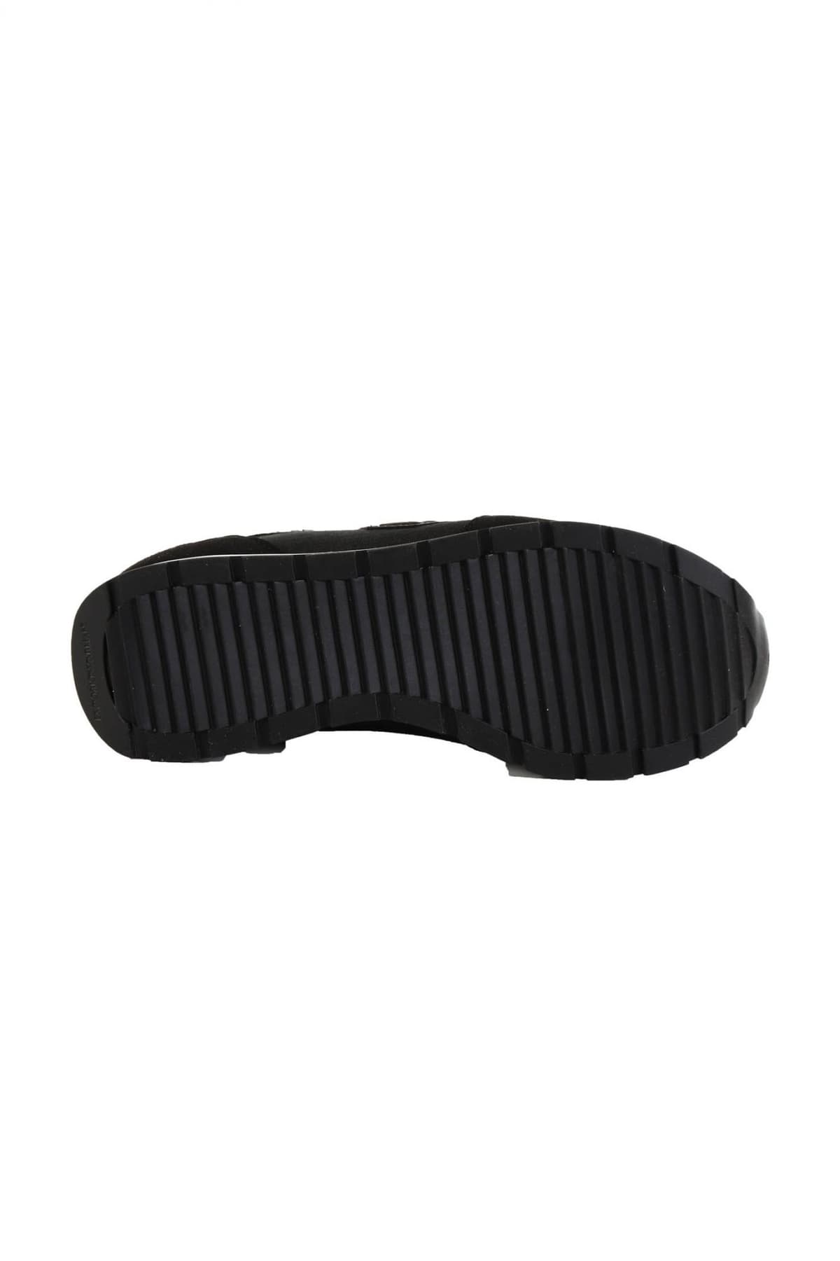 EMPORIO ARMANI ΠΑΠΟΥΤΣΙΑ SNEAKERS WOMAN ΛΟΓΟΤΥΠΟ ΑΣΠΡΟ/ΜΑΥΡΟ