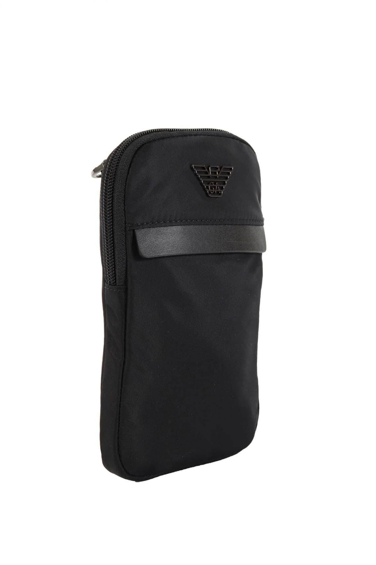 EMPORIO ARMANI ΤΣΑΝΤΑΚΙ CROSSBODY LOGO ΜΑΥΡΟ