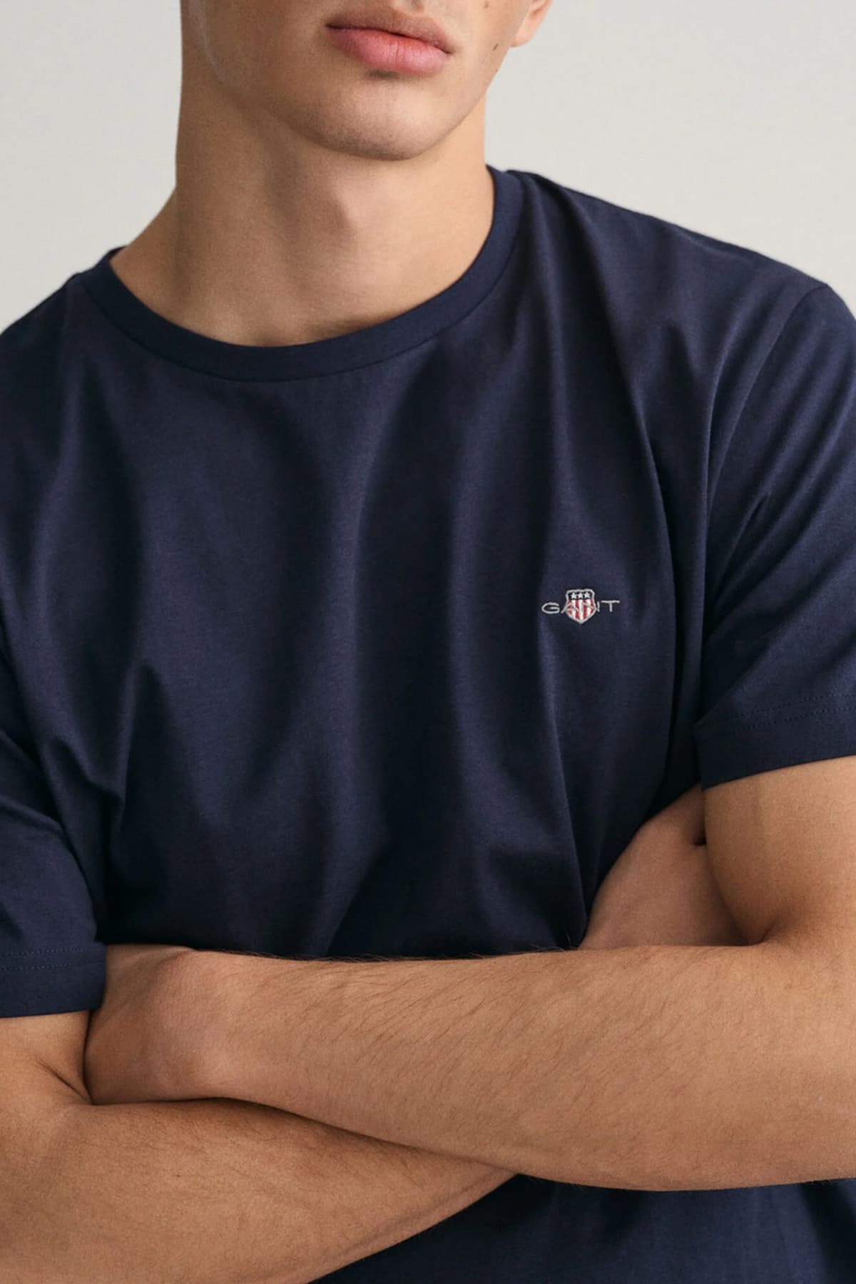 Men's T-Shirts Gant Blue