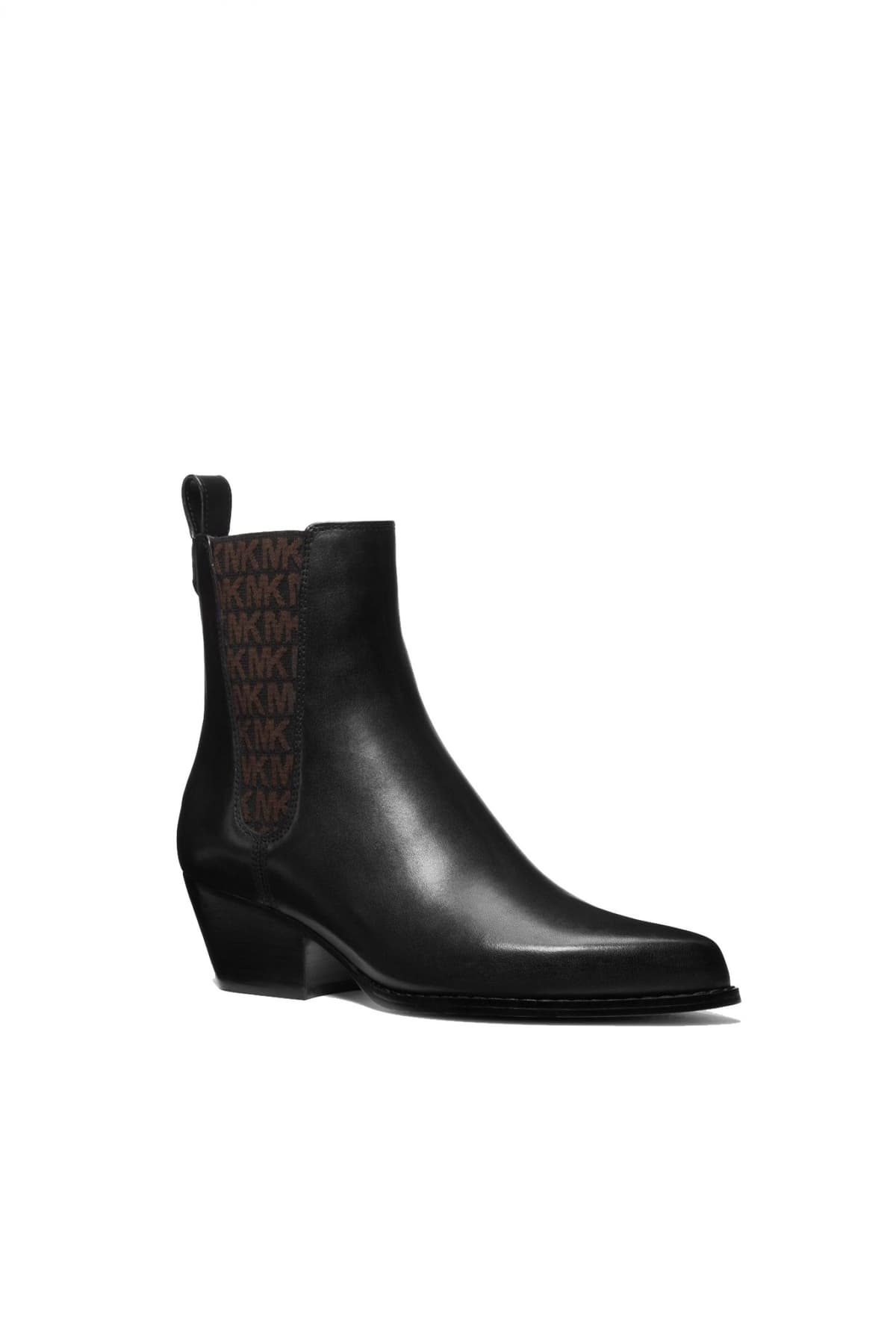 MICHAEL KORS ΠΑΠΟΥΤΣΙΑ ΜΠΟΤΑΚΙΑ ΚΙΝLEE LOGO ΚΑΦΕ/ΜΑΥΡΟ