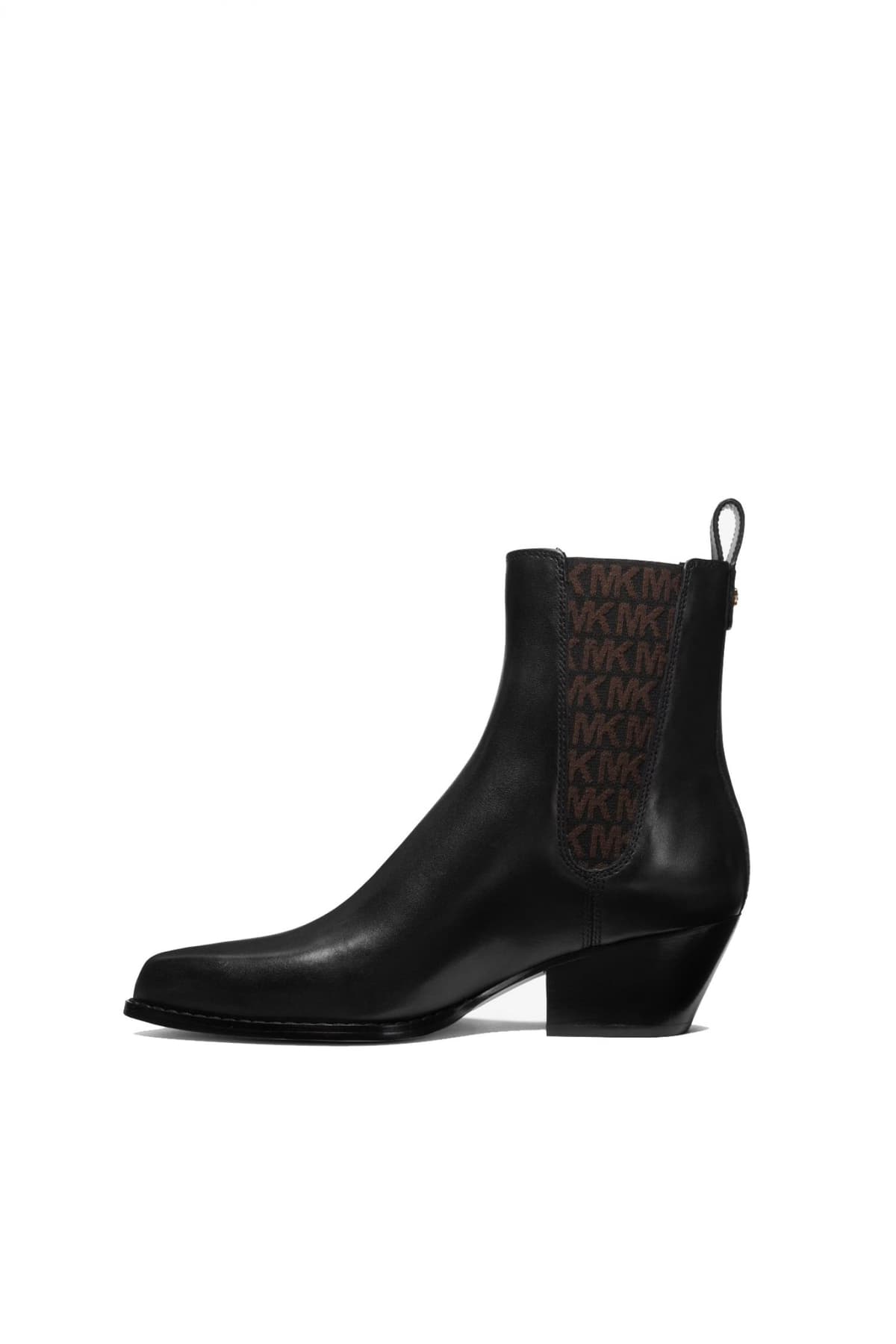 MICHAEL KORS ΠΑΠΟΥΤΣΙΑ ΜΠΟΤΑΚΙΑ ΚΙΝLEE LOGO ΚΑΦΕ/ΜΑΥΡΟ