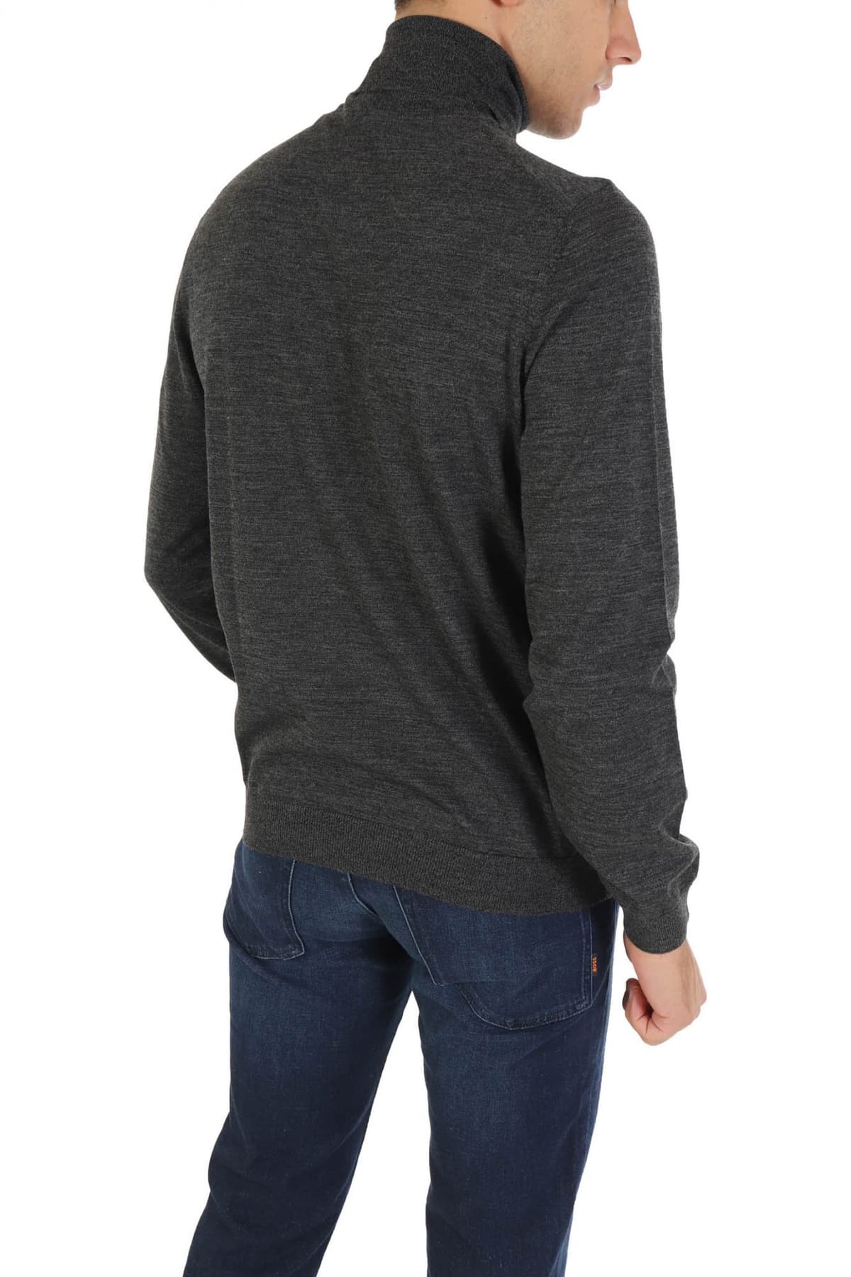 BOSS ΠΛΕΚΤΟ TURTLENECK MUSSO-P ΓΚΡΙ