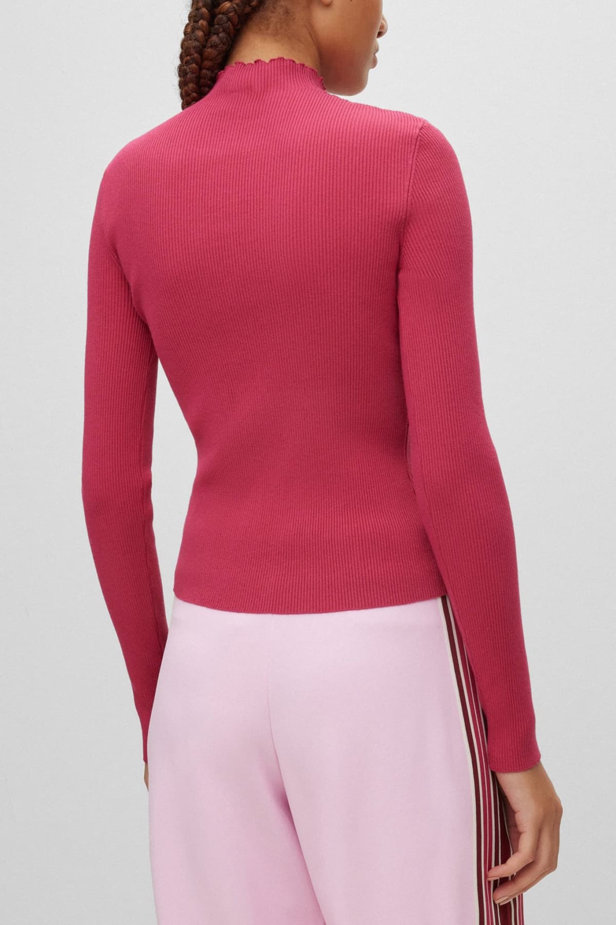 HUGO ΠΛΕΚΤΟ SORITEX ΛΟΥΠΕΤΟ ΦΟΥΞΙΑ