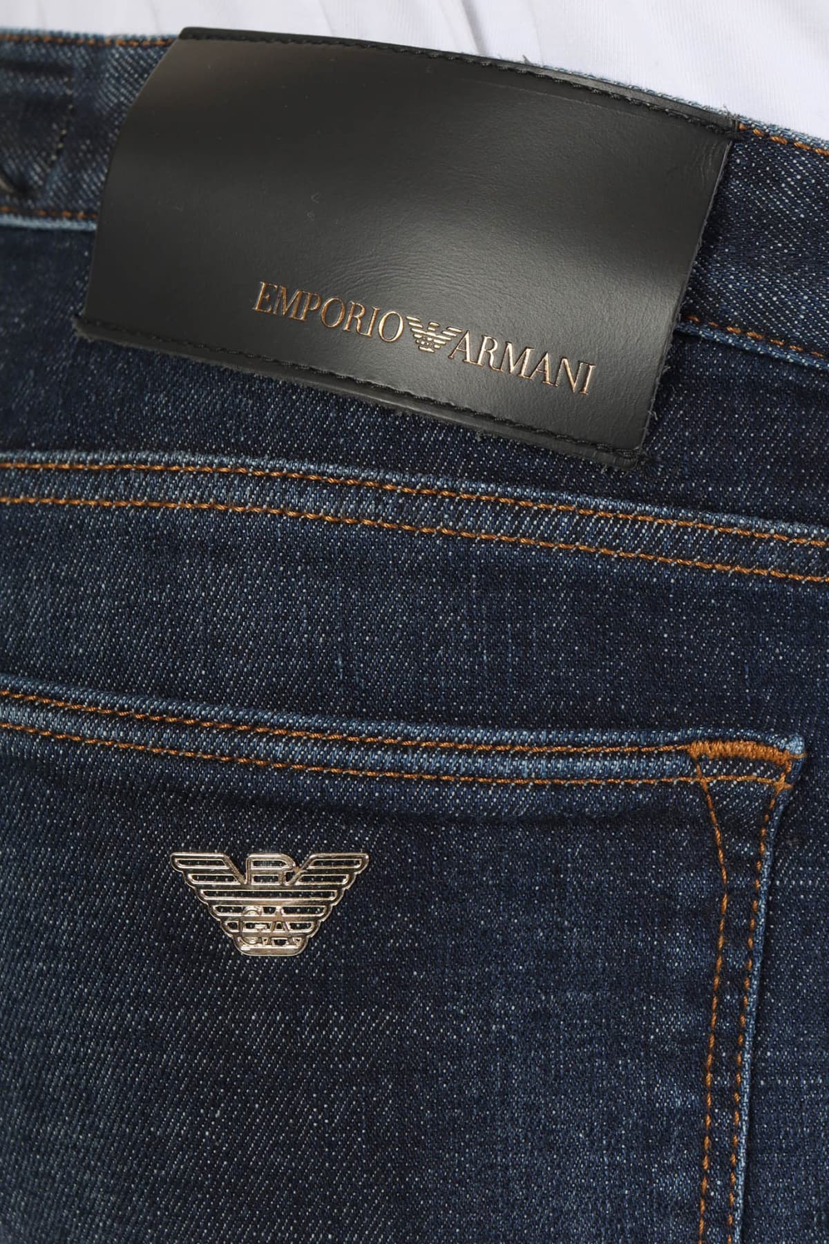 EMPORIO ARMANI ΠΑΝΤΕΛΟΝΙ JEANS J75 SLIM FIT ΜΠΛΕ