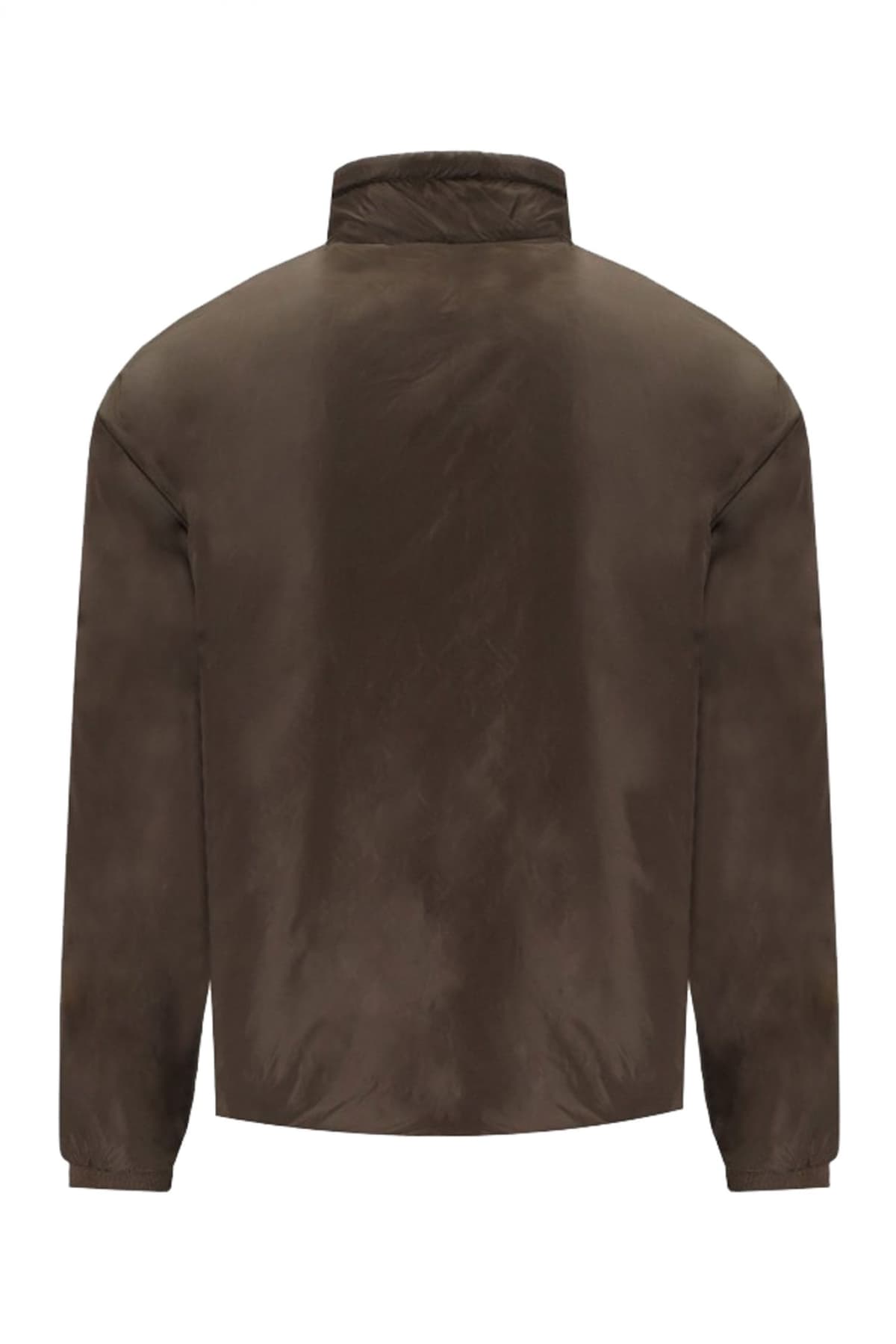 EMPORIO ARMANI ΜΠΟΥΦΑΝΟΖΑΚΕΤΑ REVERSIBLE HOODIE ΓΚΡΙ-ΚΑΦΕ