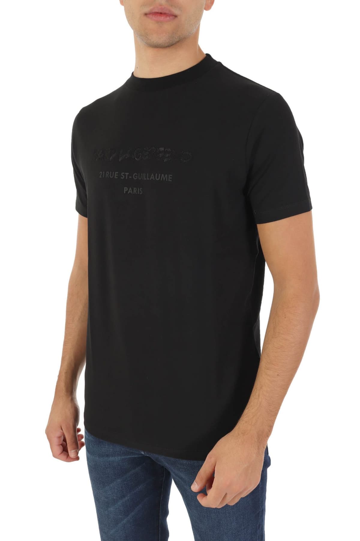 Men's T-Shirts Karl Lagerfeld Black