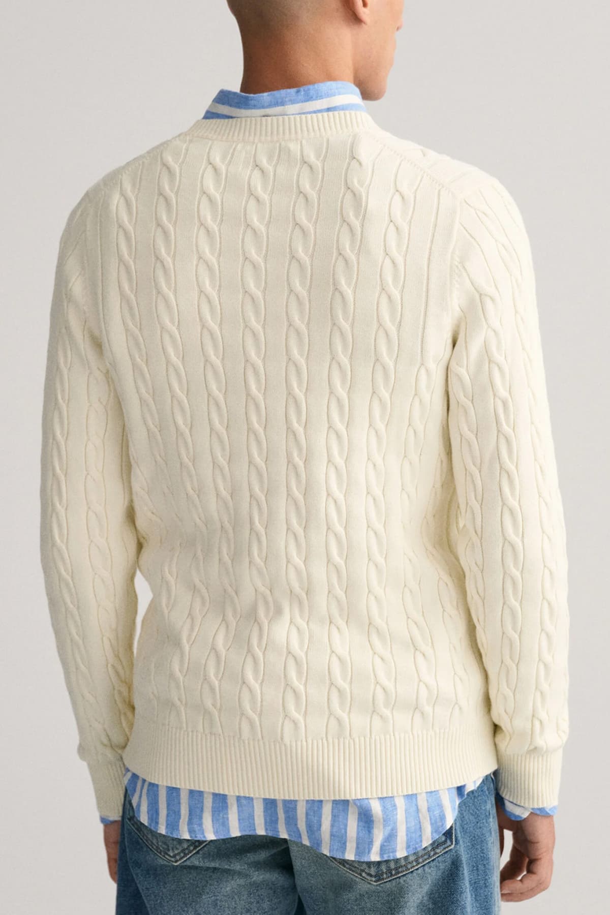 Men's Knitwear Gant Ecru