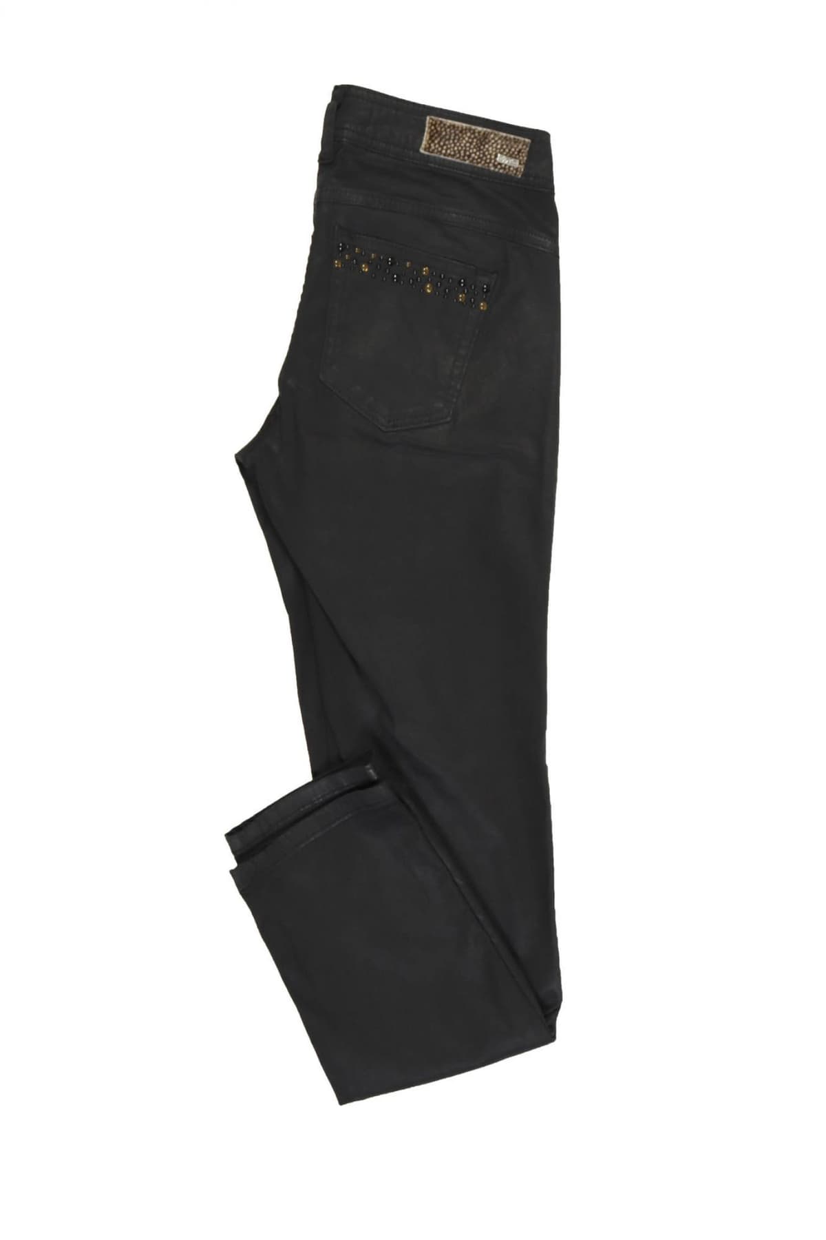 50 CARAT ΠΑΝΤΕΛΟΝΙ JEANS SARAH CROPPED ΜΑΥΡΟ