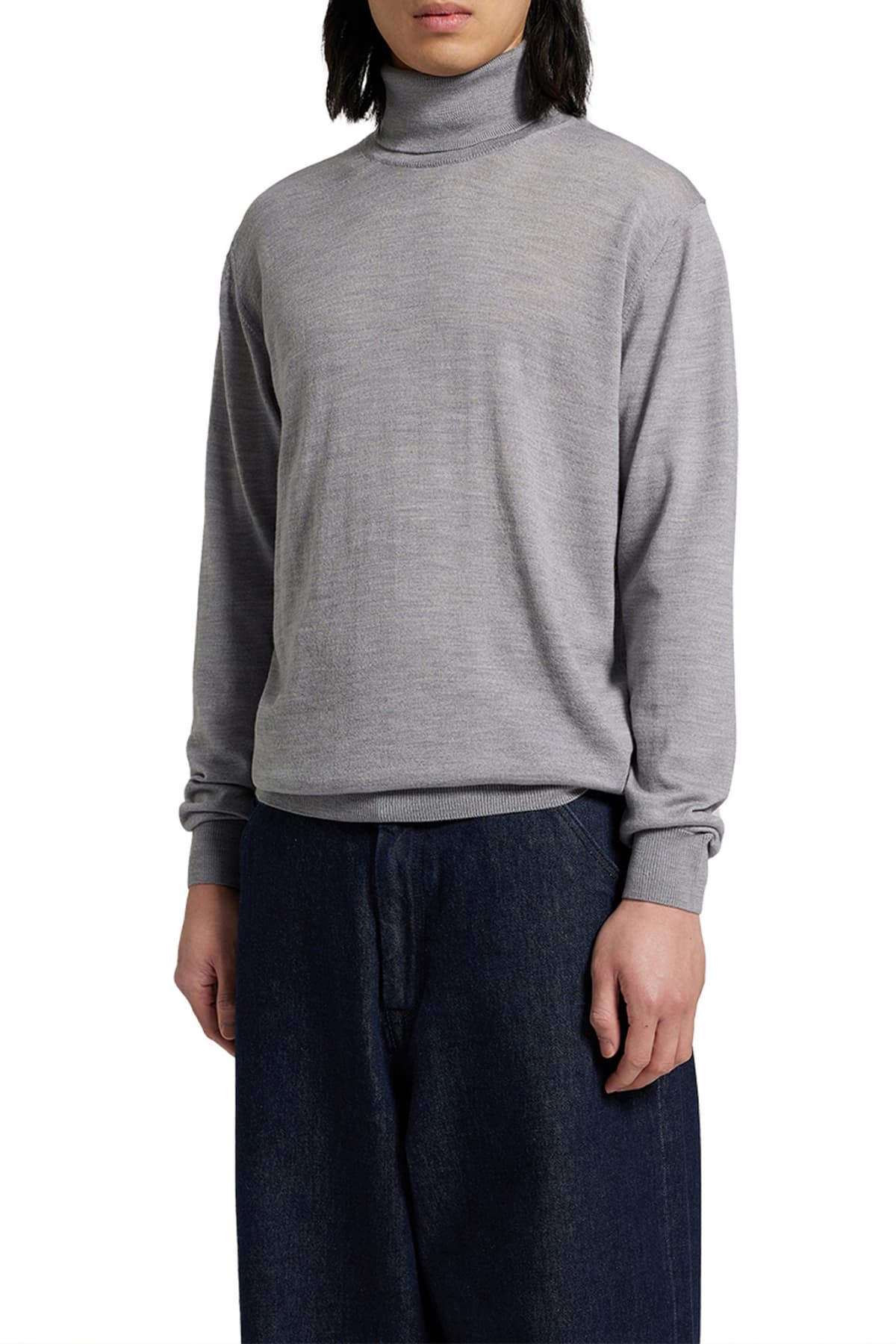 BALDESSARINI ΠΛΕΚΤΟ ROLLNECK ΓΚΡΙ