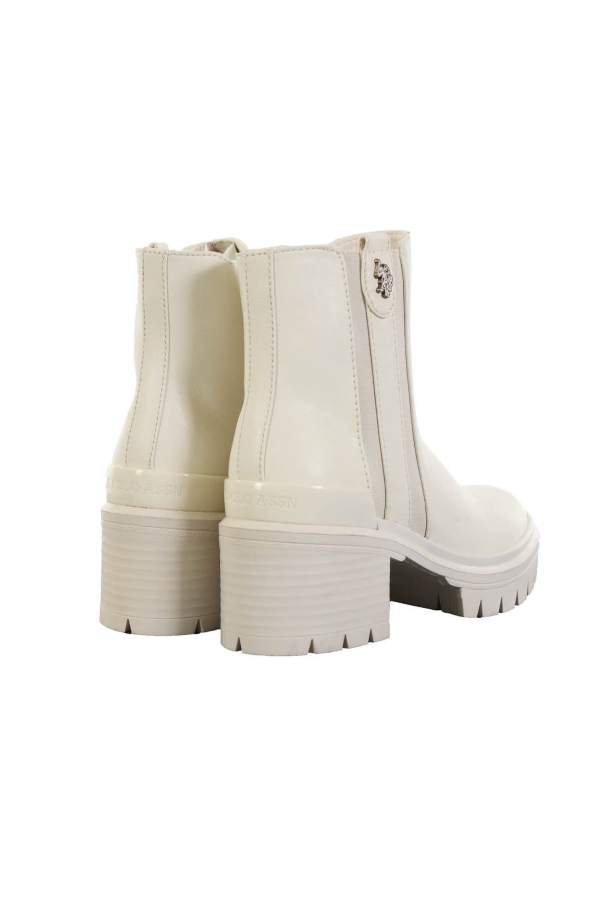 U.S. POLO ASSN. ΠΑΠΟΥΤΣΙΑ MΠΟΤΑΚΙΑ ΦΕΡΜΟΥΑΡ LOGO KΡΕΜ