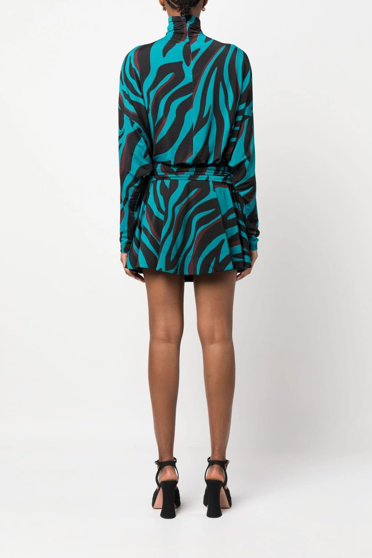 PINKO ΦΟΡΕΜΑ ATOM ΜΙΝΙ ΖΙΒΑΓΚΟ ΕΜΠΡΙΜΕ ΜΑΥΡΟ/ΠΡΑΣΙΝΟ