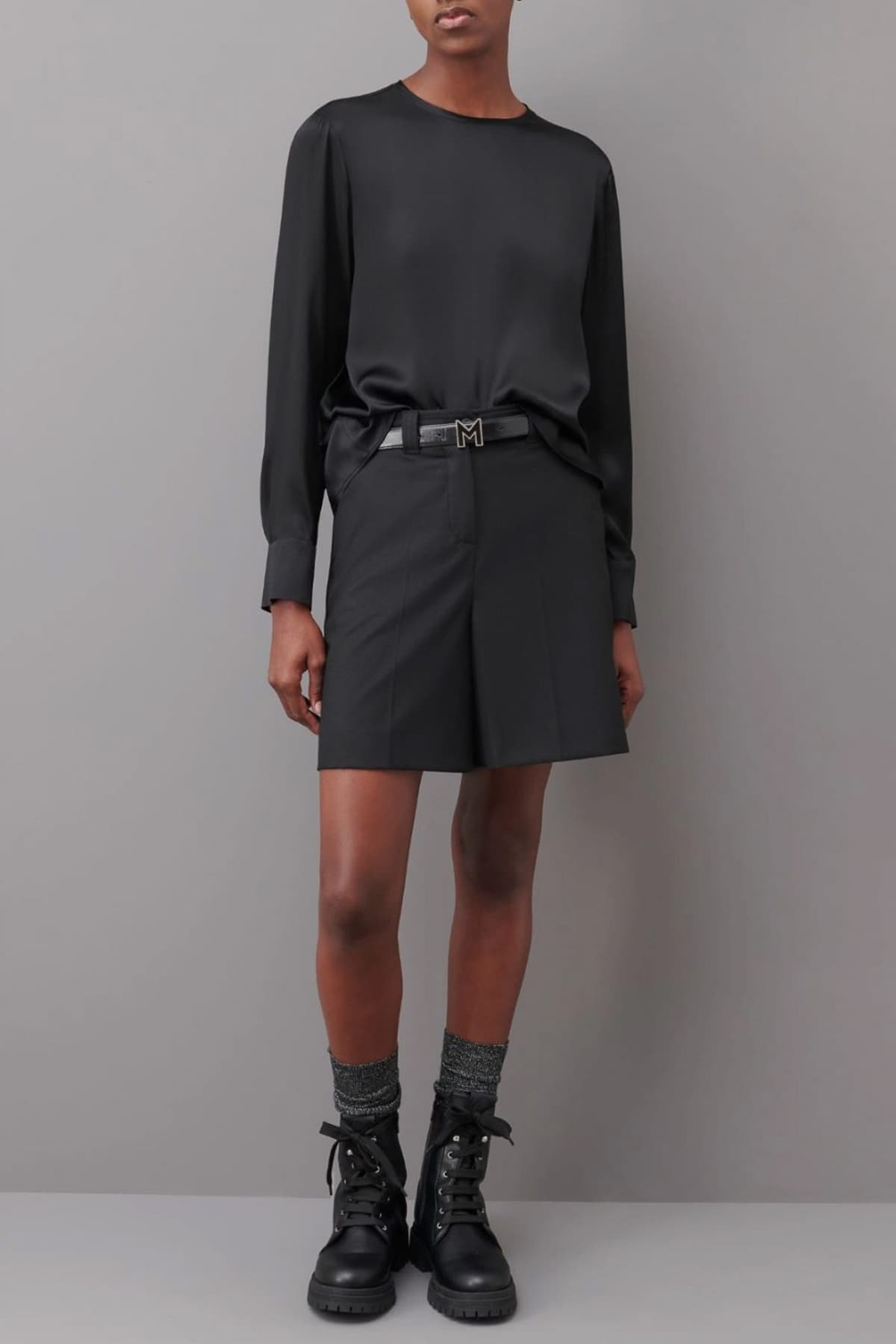 MARELLA MONOCHROME TOP AVON ΜΑΥΡΟ