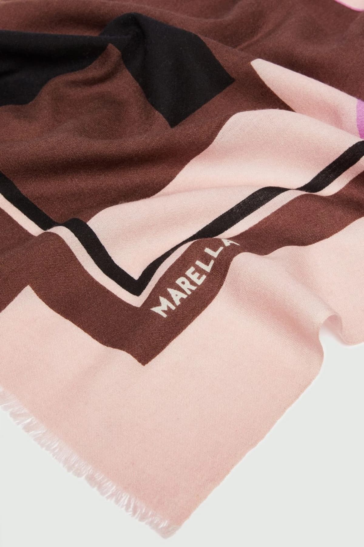 MARELLA ΚΑΣΚΟΛ CHENZIA LOGO ΜΩΒ/ΜΠΟΡΝΤΩ