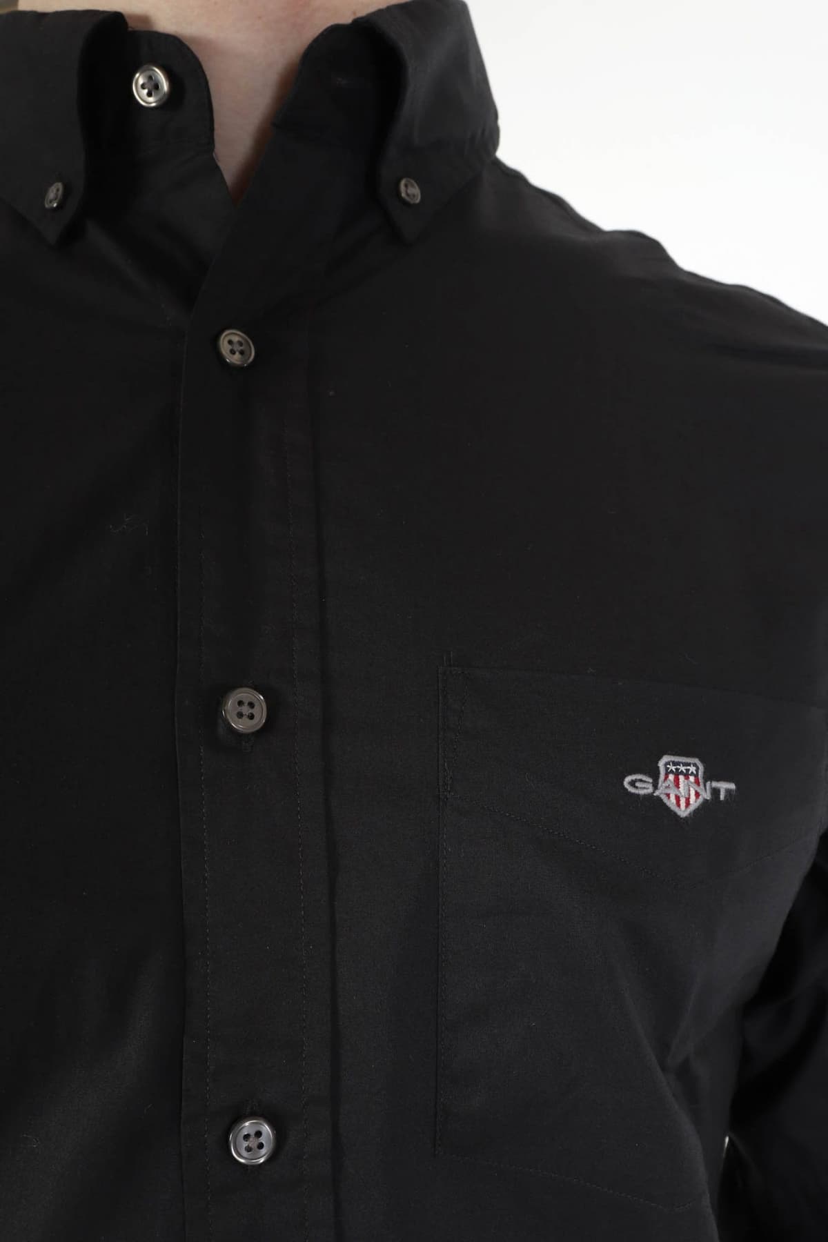 Men's Shirts Gant Black