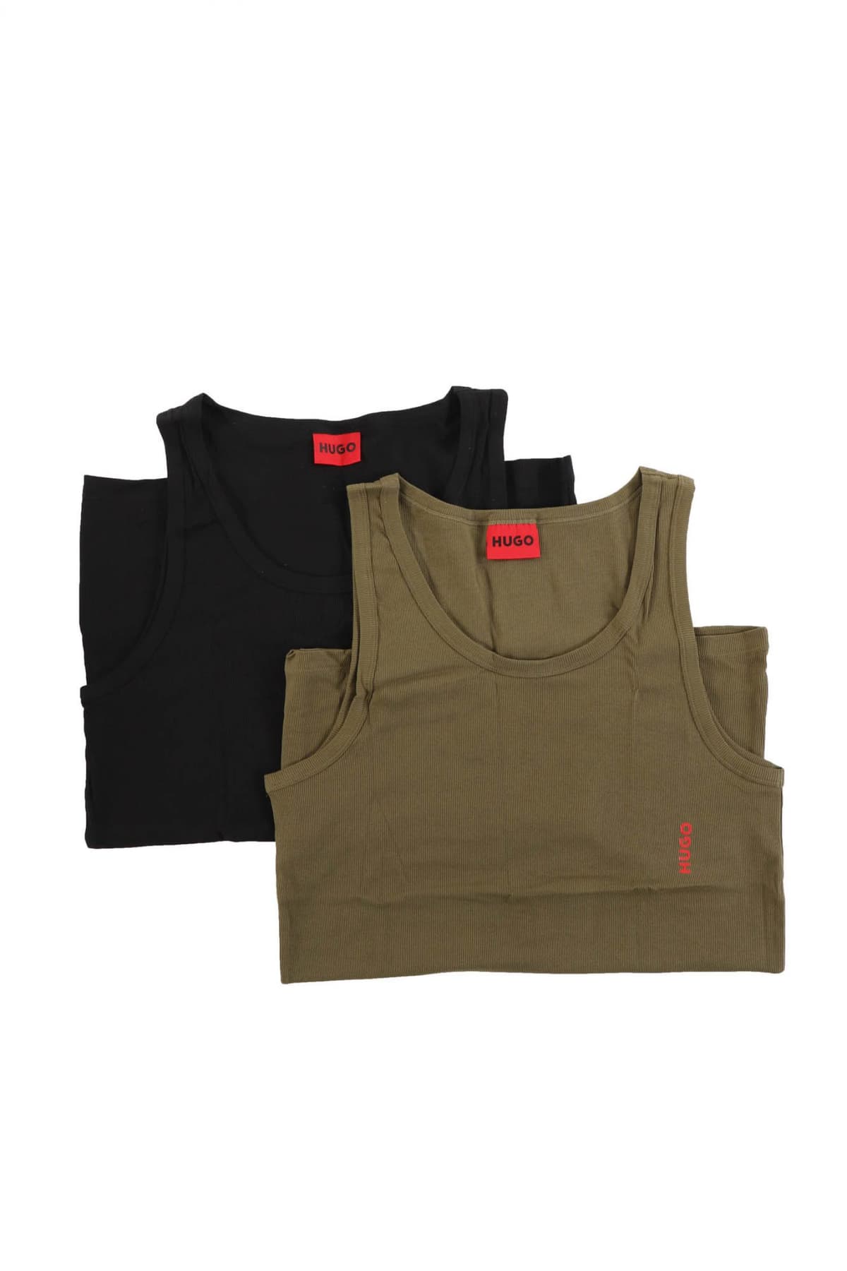 HUGO ΕΣΩΡΟΥΧΟ 2P TANK TOP ΜΑΥΡΟ-ΧΑΚΙ