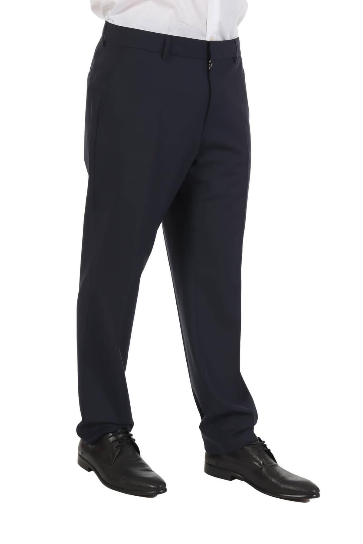 BOSS ΠΑΝΤΕΛΟΝΙ ΚΟΣΤΟΥΜΙΟΥ CHINO ΜΙΚΡΟΣΧΕΔΙΟ SLIM FIT H-GENIUS-MM-224 ΜΠΛΕ