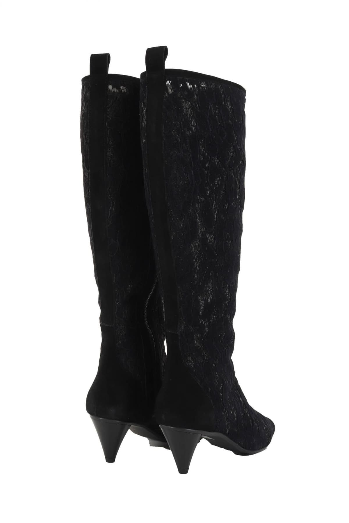 RAS ΠΑΠΟΥΤΣΙΑ ΜΠΟΤΕΣ CHANEL ΣΟΥΕΤ ΔΑΝΤΕΛΑ ΔΙΑΦΑΝΕΙΑ ΜΑΥΡΟ