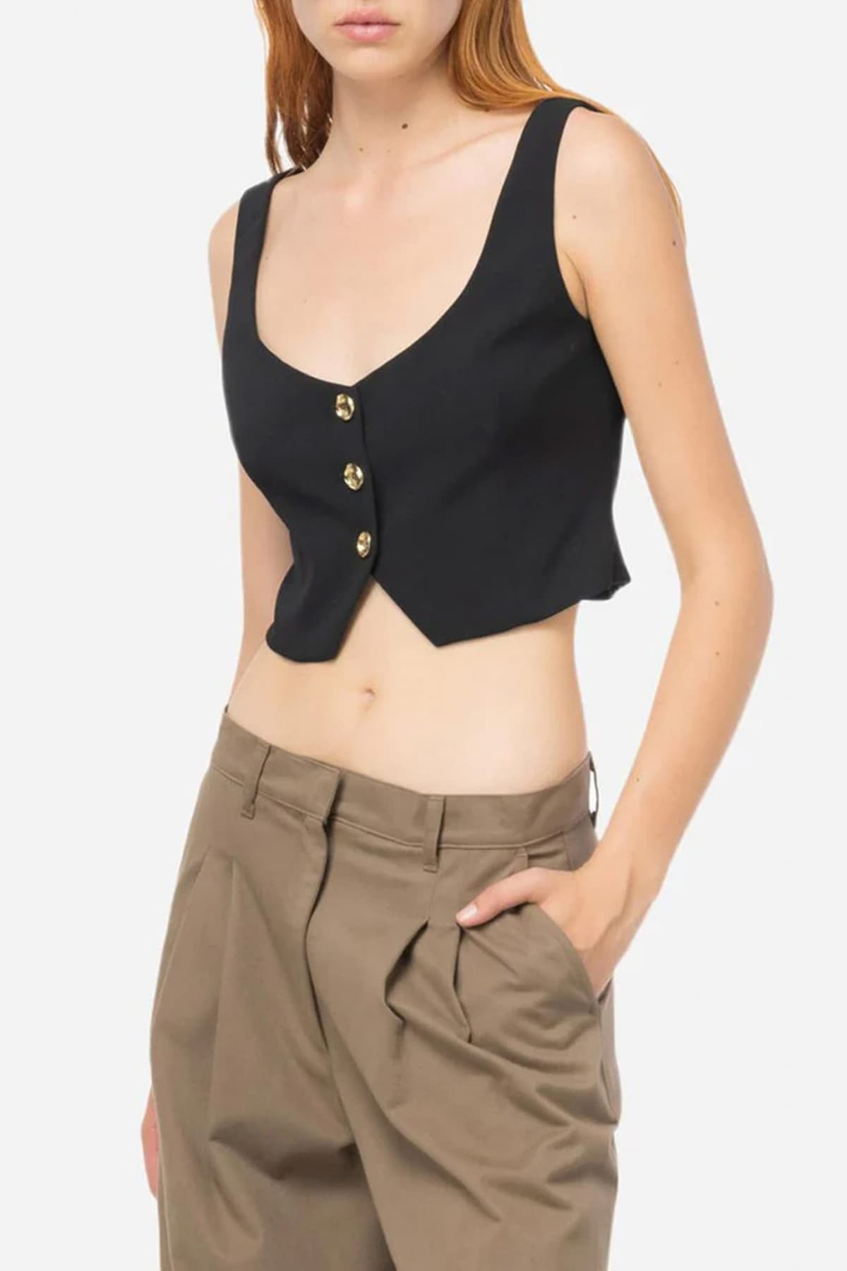 PINKO ΓΙΛΕΚΟ FONONE ΚΟΥΜΠΙΑ ΜΑΥΡΟ