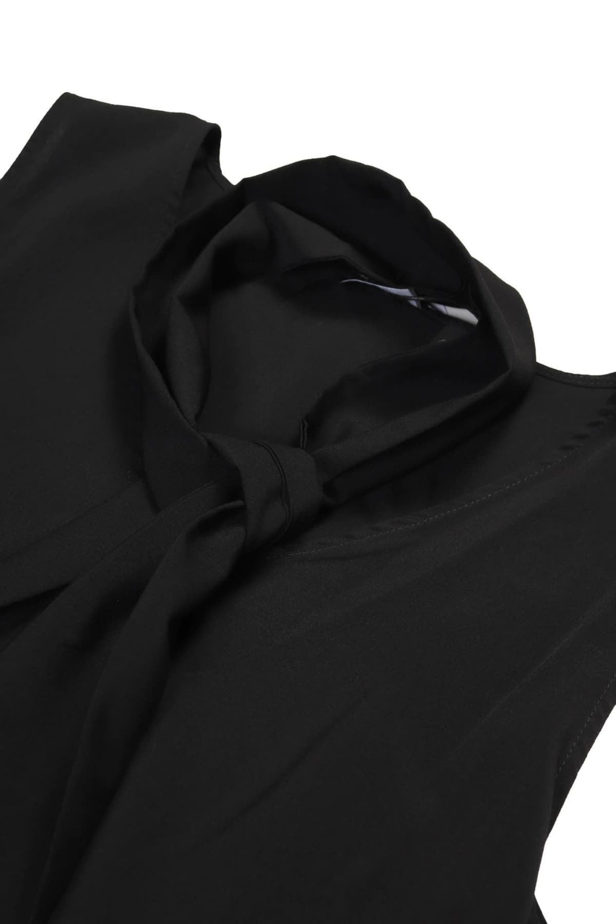 MARELLA EMME TOP BURANO V-NECK ΓΡΑΒΑΤΑ ΜΑΥΡΟ