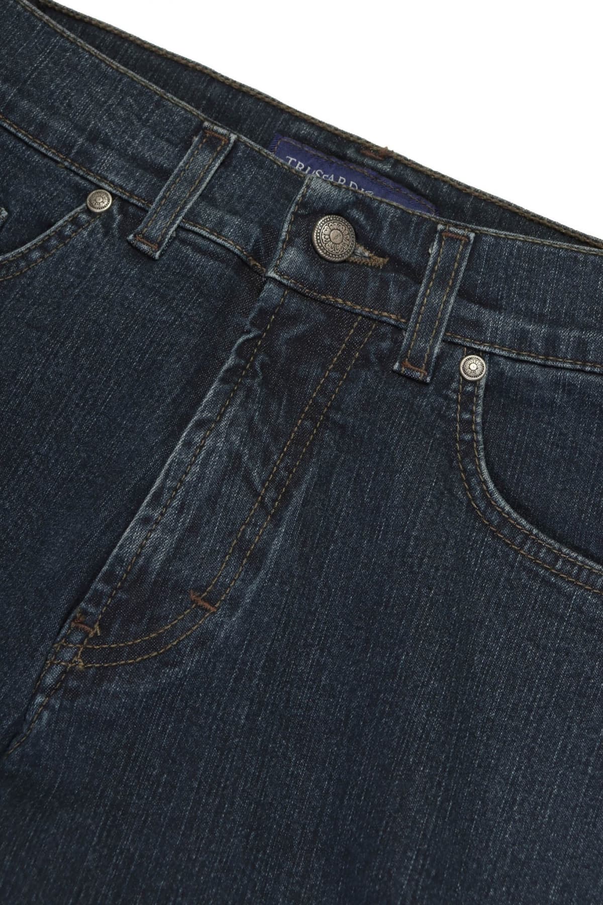 TRUSSARDI ΠΑΝΤΕΛΟΝΙ JEANS 380 DUST WASHED ΜΠΛΕ