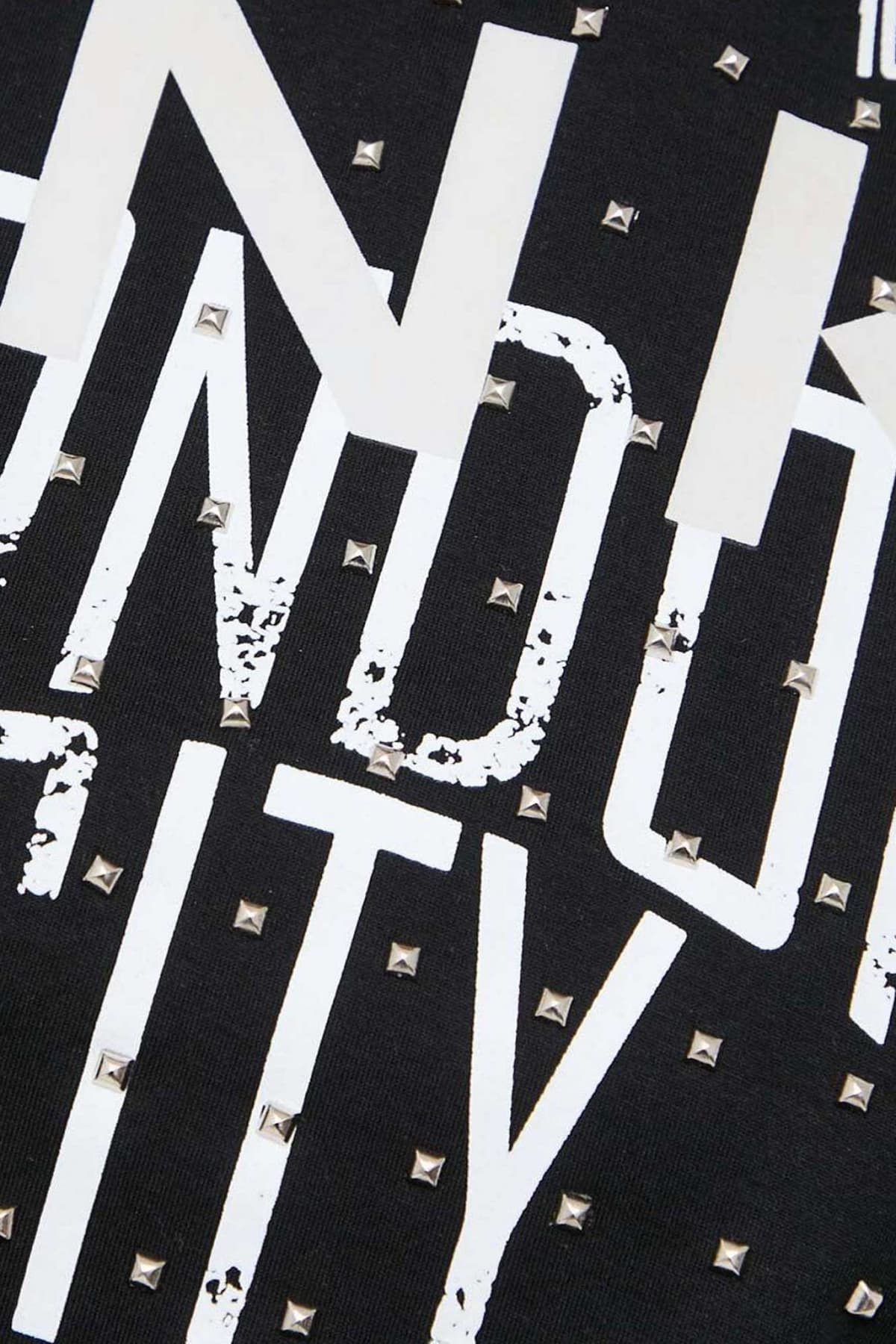 PINKO T-SHIRT CROP BOMBA LOGO ΤΡΟΥΞ ΜΑΥΡΟ