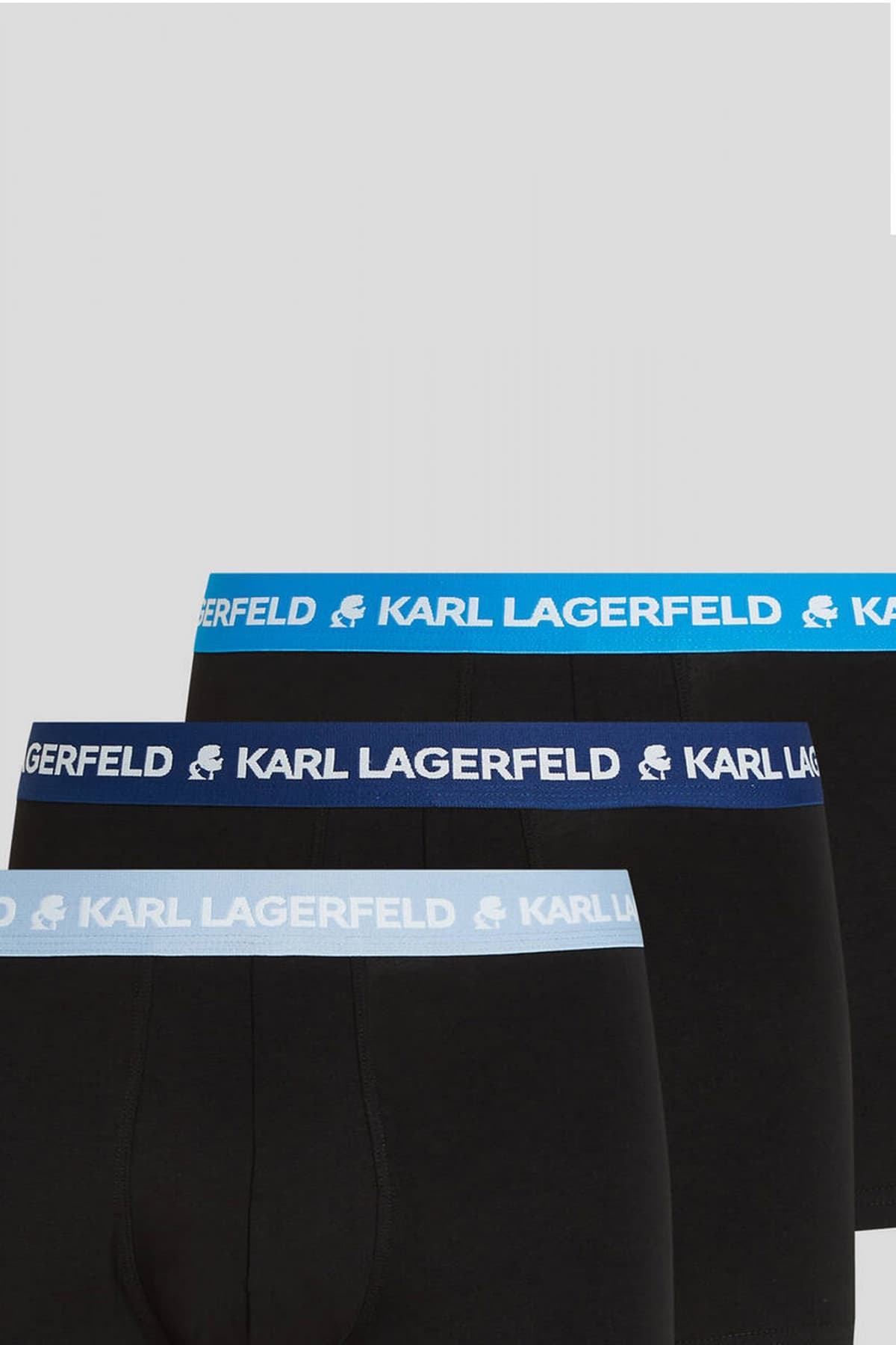 KARL LAGERFELD ΕΣΩΡΟΥΧΑ 3PACK TRUNKS ΜΑΥΡΟ