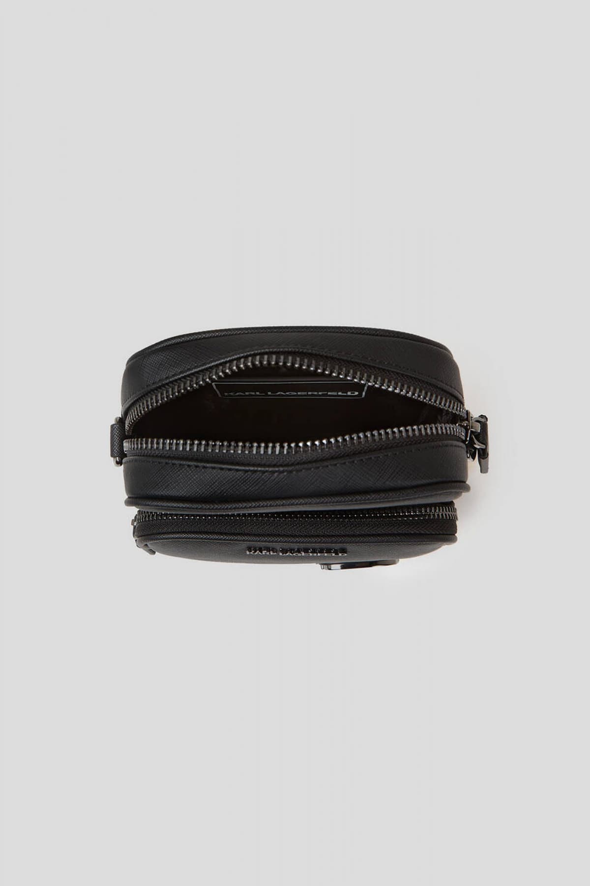 KARL LAGERFELD ΤΣΑΝΤΑΚΙ CROSSBODY K/IKONIK 2.0 KORE NS ΜΑΥΡΟ