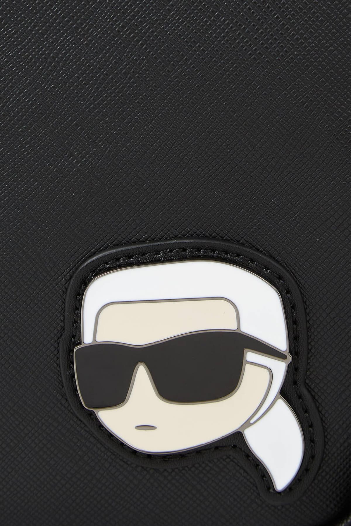 KARL LAGERFELD ΤΣΑΝΤΑΚΙ CROSSBODY K/IKONIK 2.0 KORE NS ΜΑΥΡΟ
